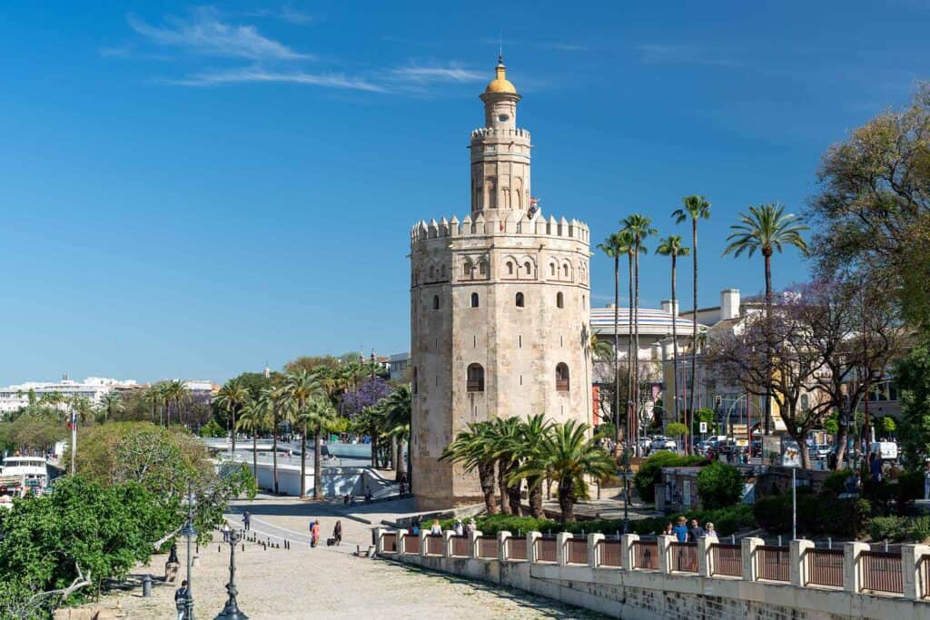 The Gold Tower in Seville, southern Spain