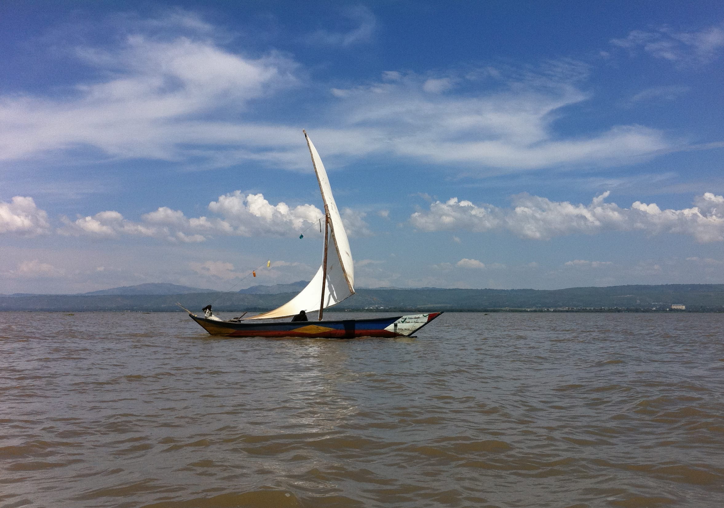 A boat on Lake Victoria in Kisumu (photo: Stefan Magdalinski)