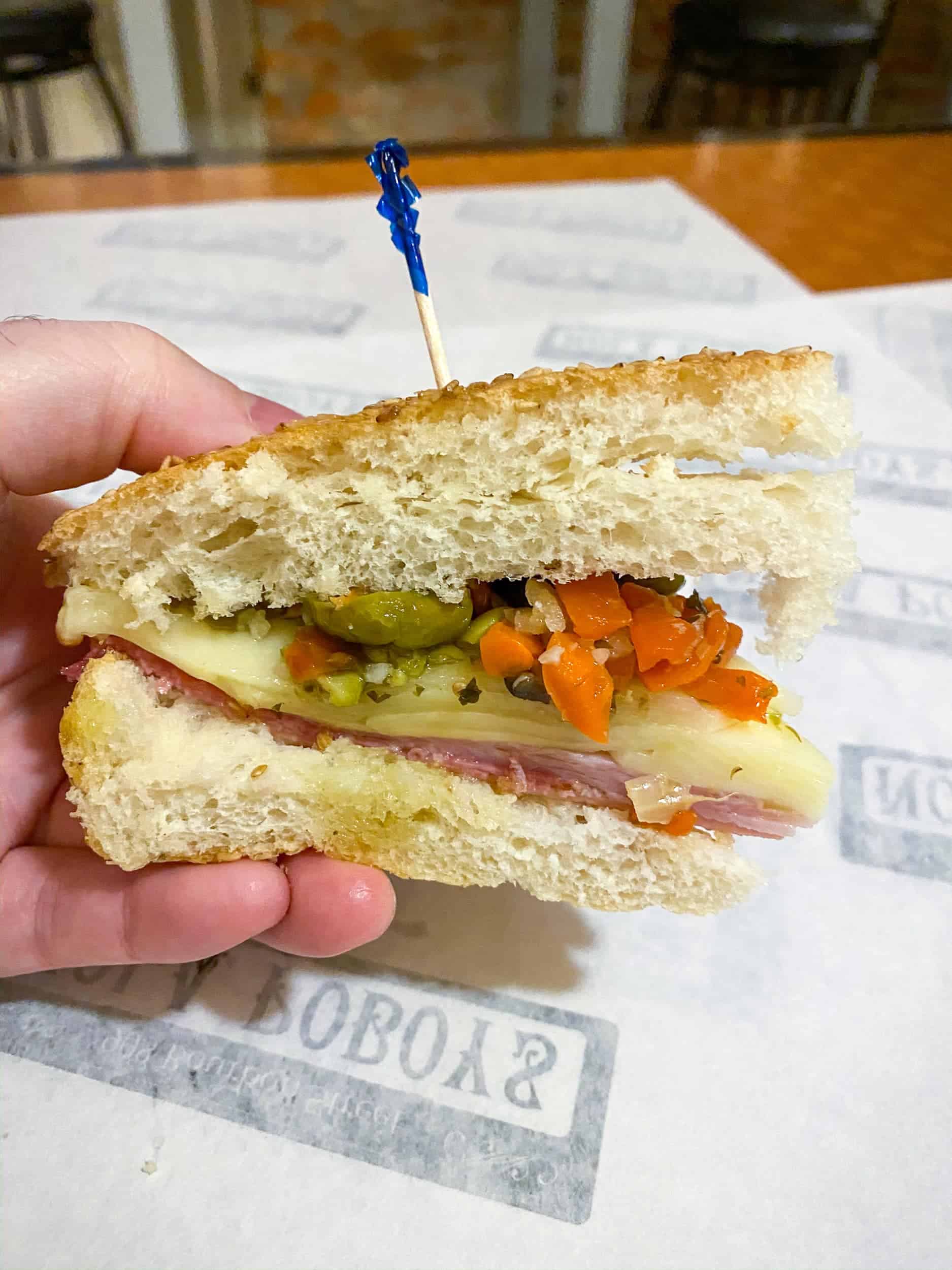 Muffuletta sandwich