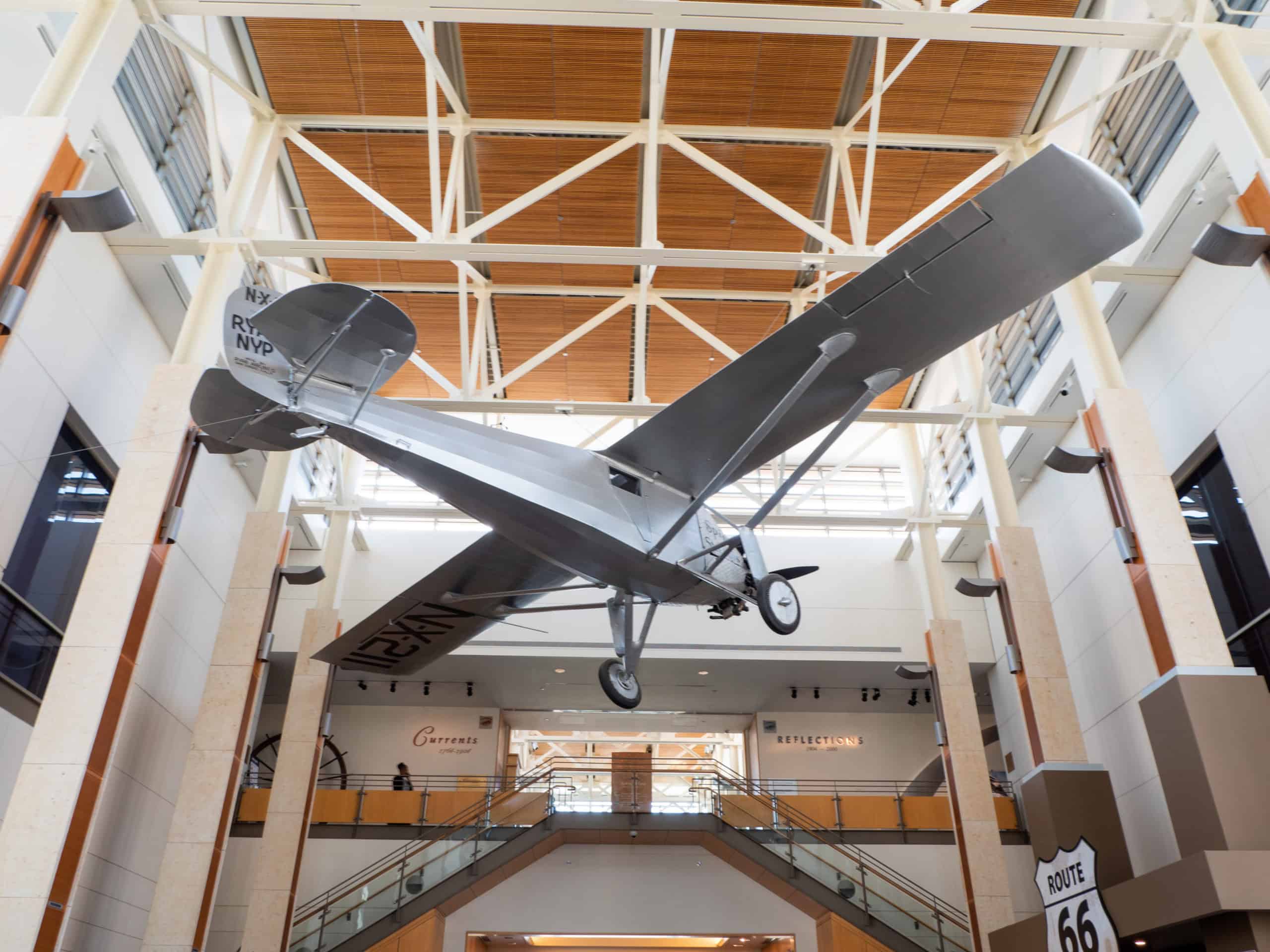 Spirit of St. Louis airplane at Missouri History Museum (photo: Jonathan Cutrer)