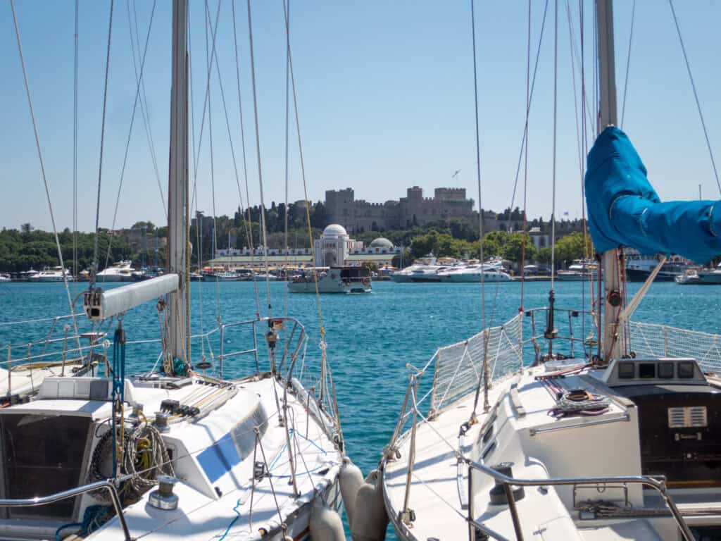 Yachts in Rhodes, Greece (photo: David Lee)