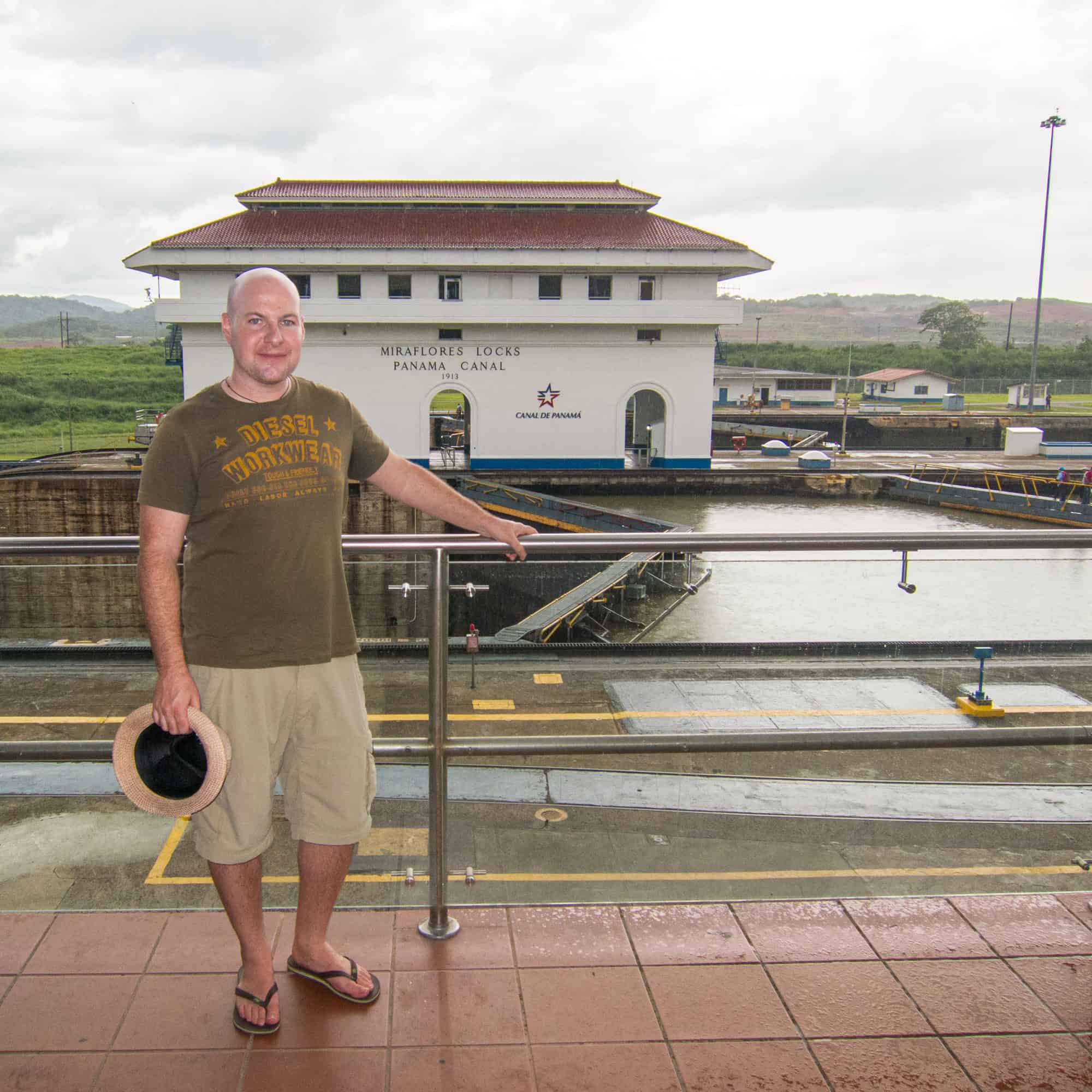 Miraflores Locks at Panama Canal