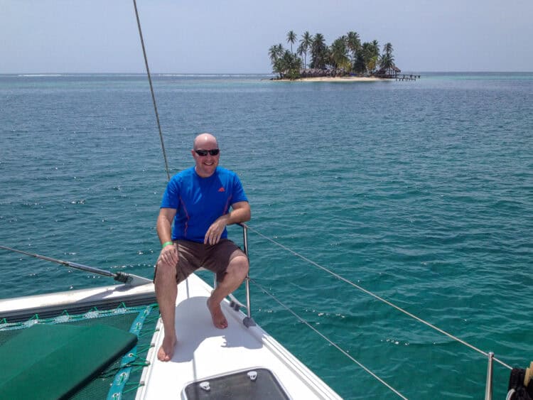 Dave in San Blas Islands, Panama