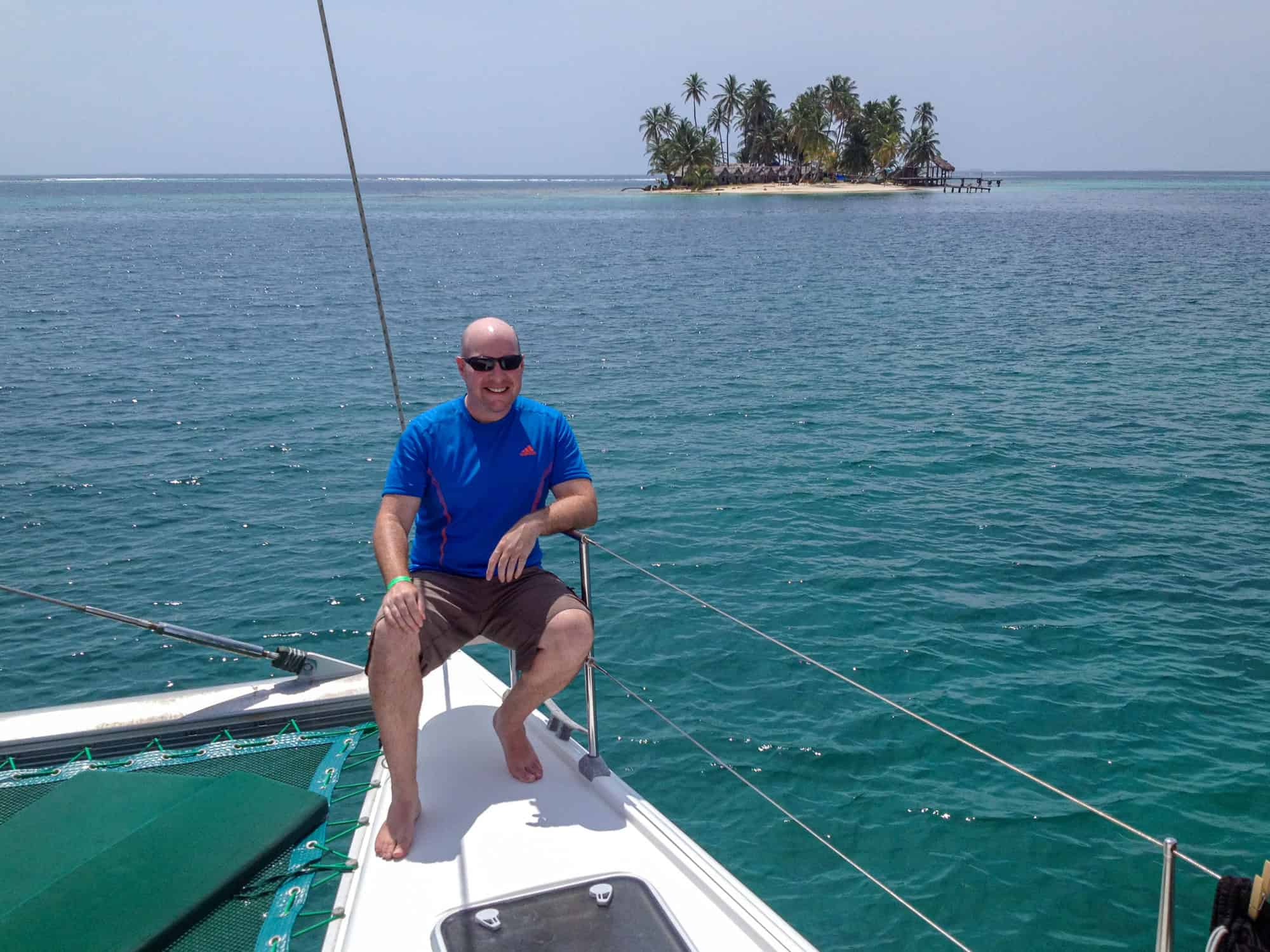 Dave in San Blas Islands, Panama