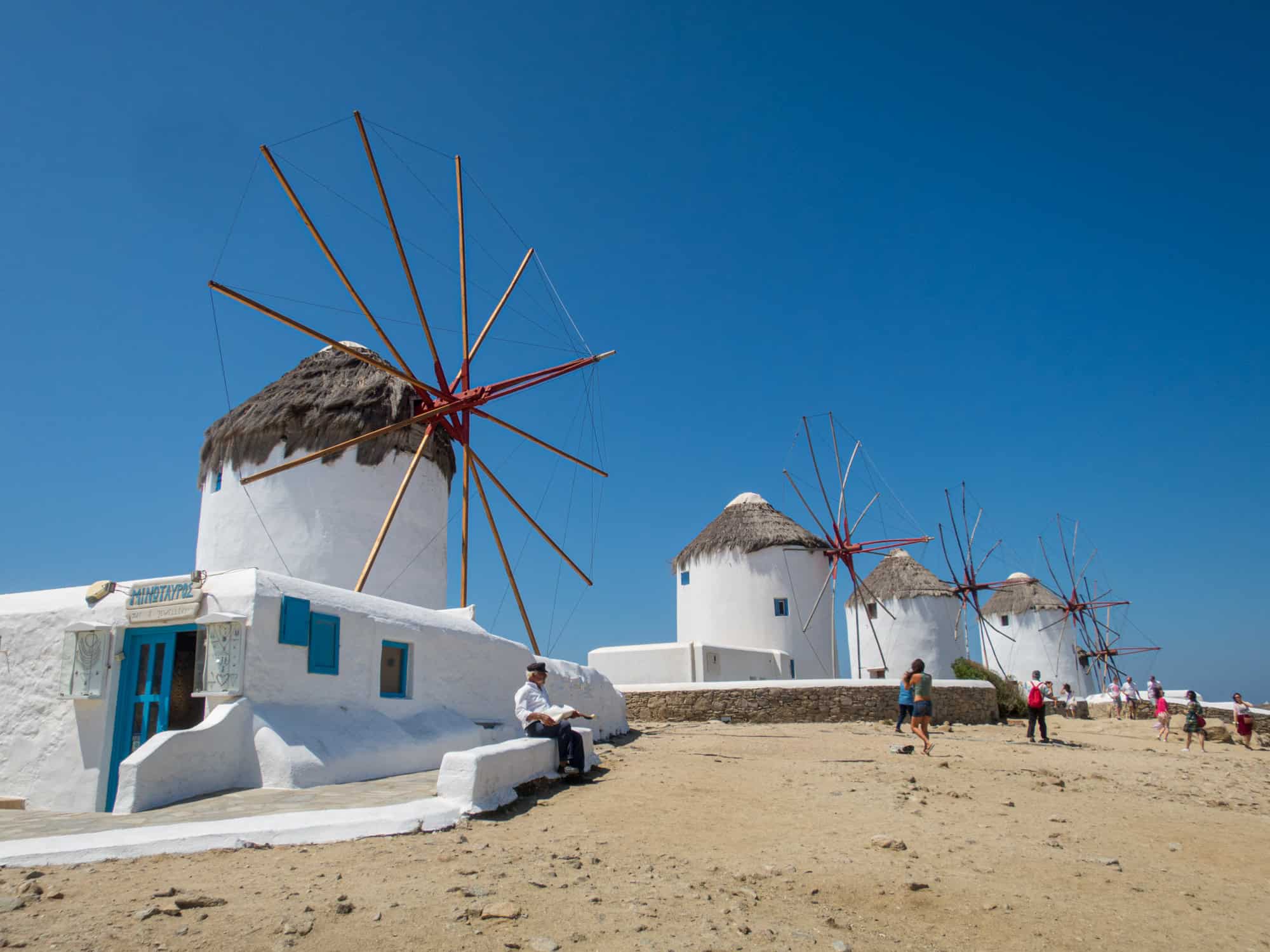 Summer in Mykonos, Greece (photo: Dave Lee)