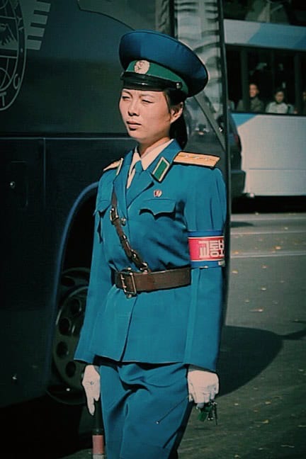 North Korean traffic women