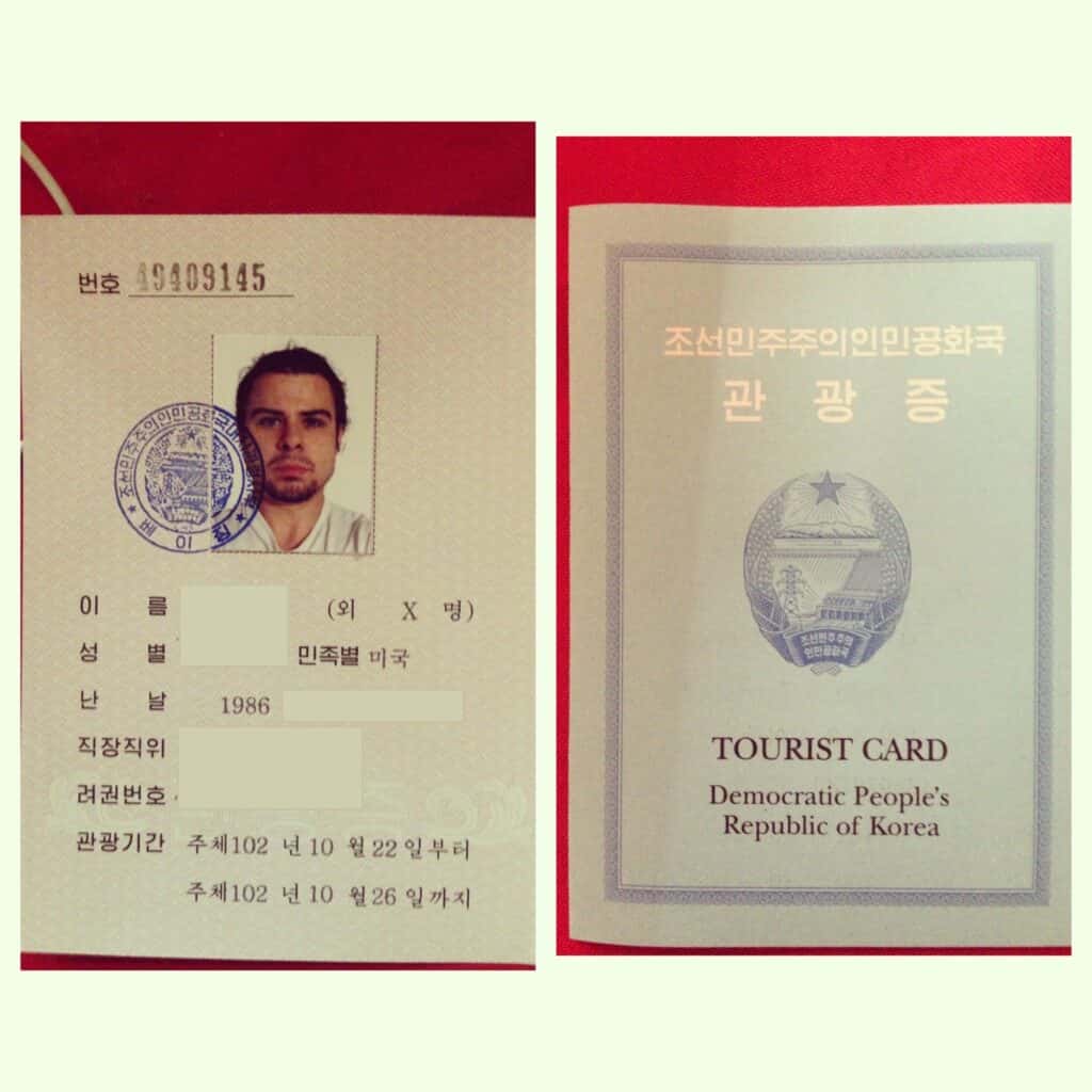 North Korean visa