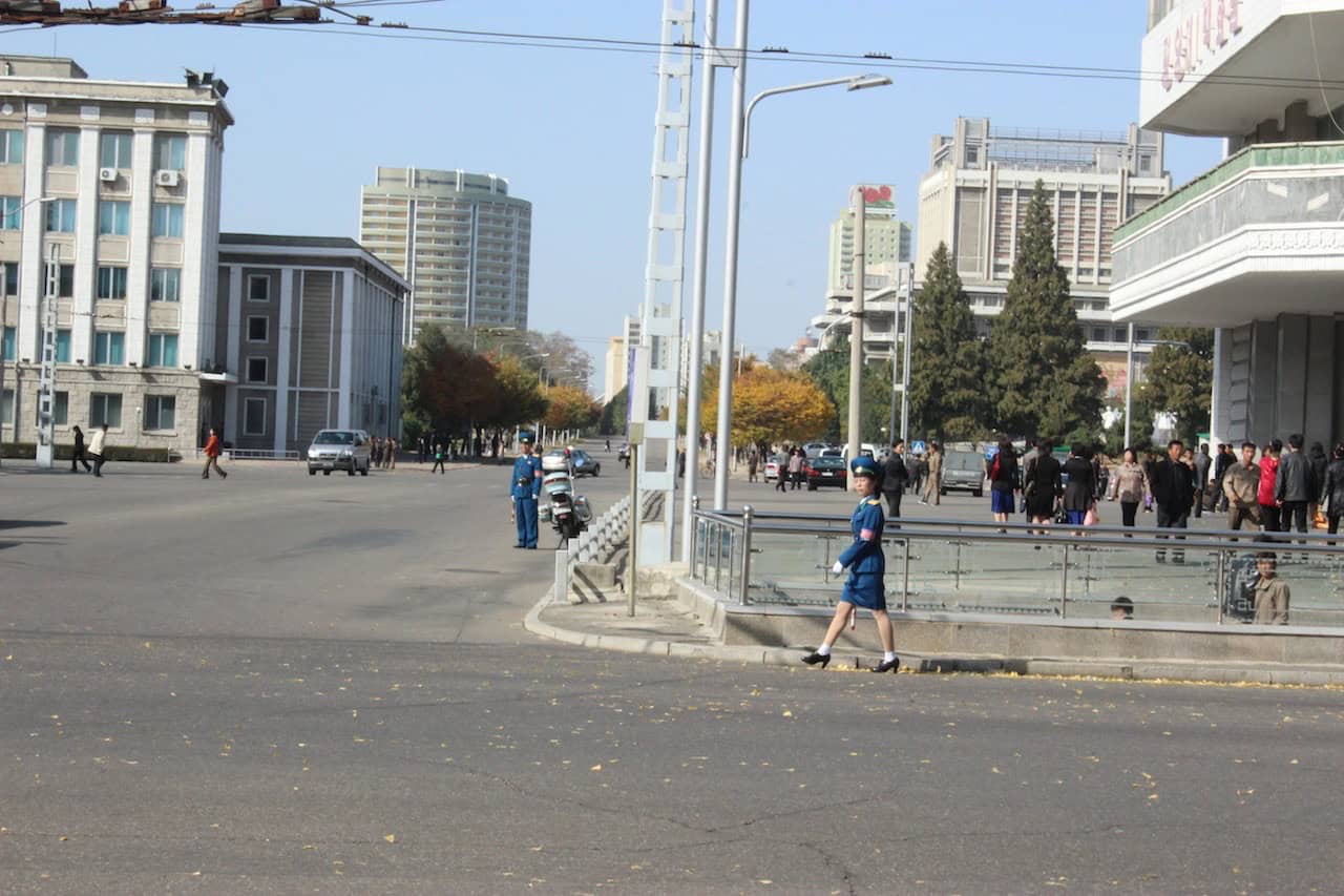 Street scene - Pyongyang