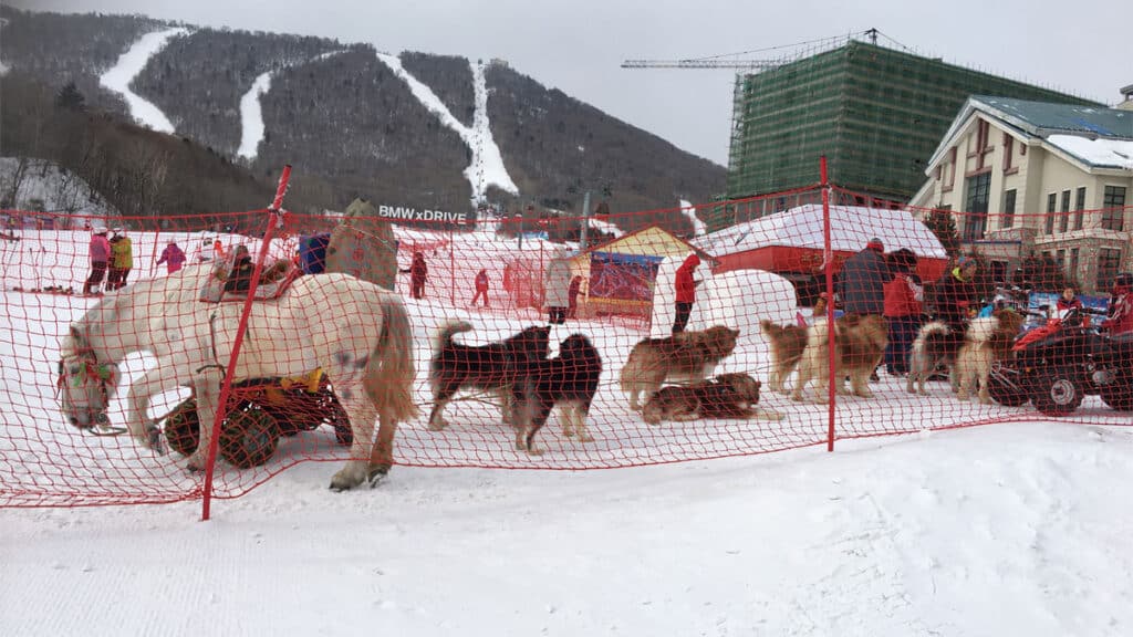 Yabuli ski resort in Heilongjiang