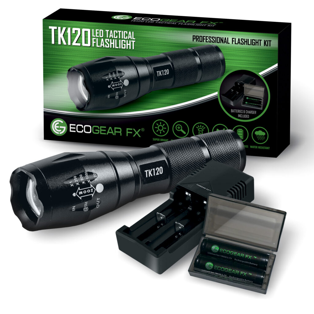 TK 120 Tactical Flashlight by EcoGear FX