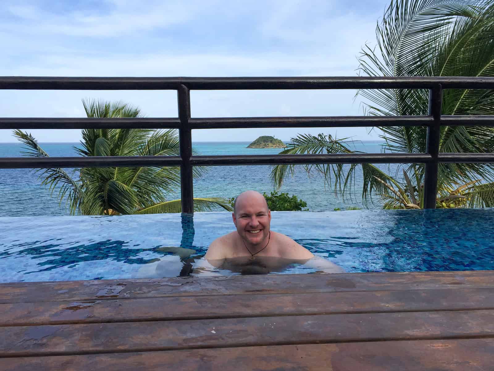 Rooftop pool at Deep Blue Hotel