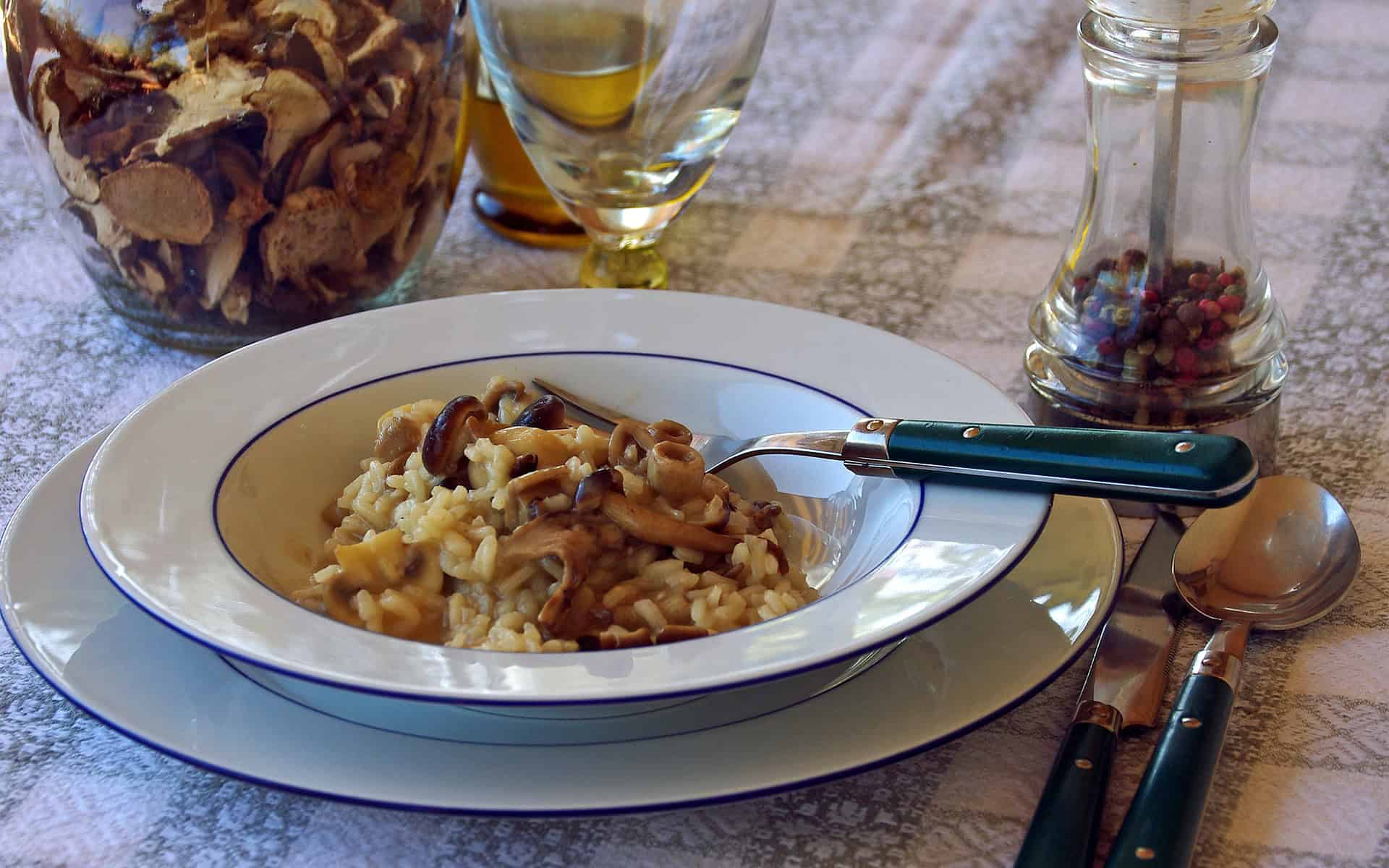 Mushroom risotto (photo: Valter Cirillo)