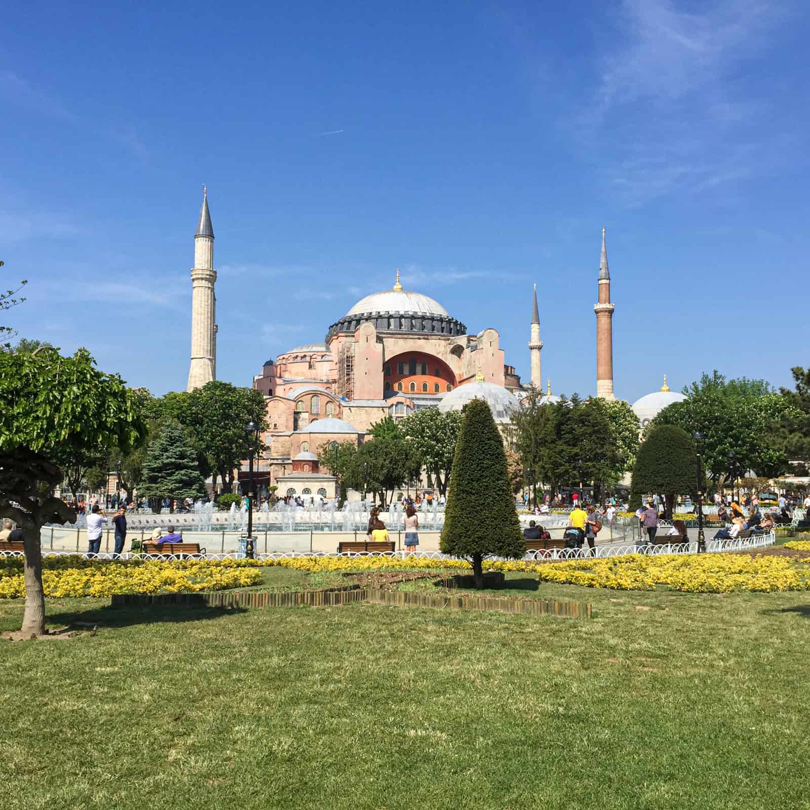 The Hagia Sophia in Istanbul is one of the most popular places to visit in Turkey