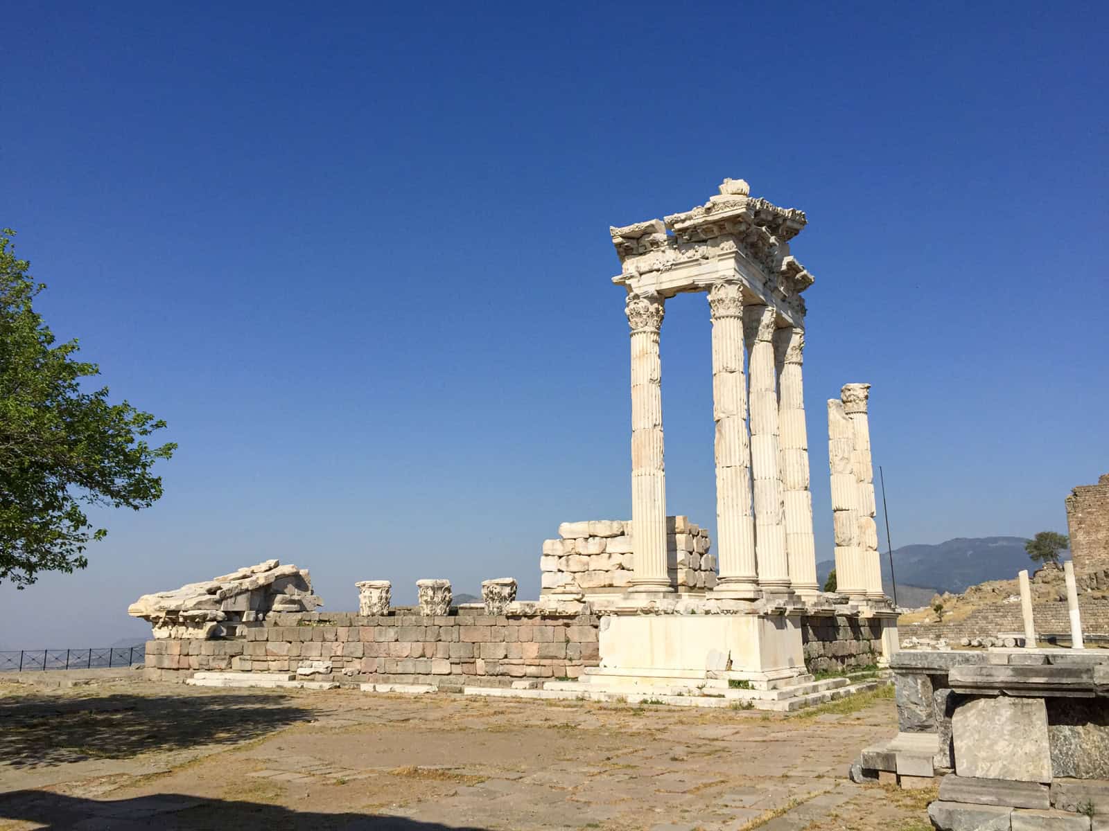 The Temple of Trajan at Pergamon