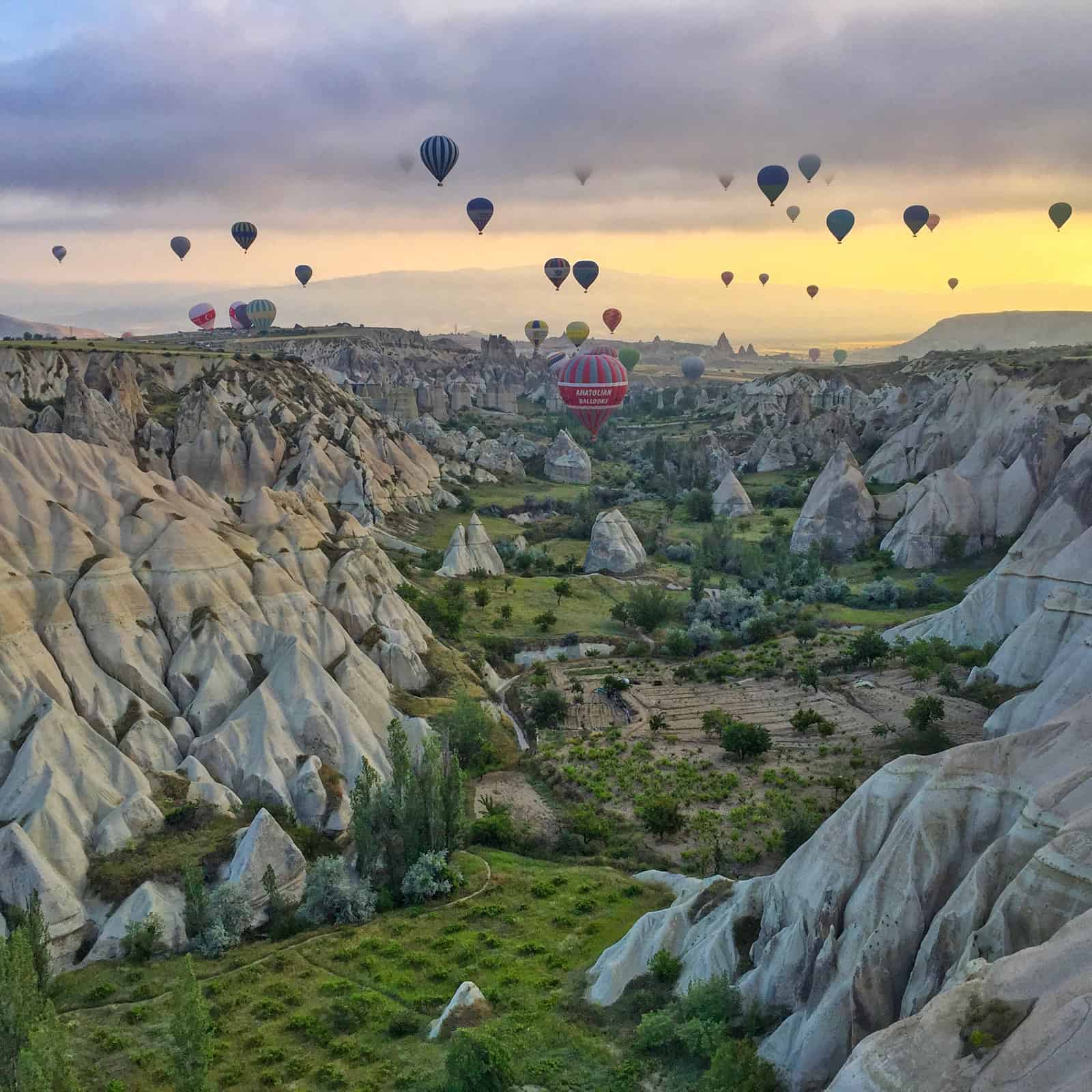 Hot air balloon rides are one of the most popular things to do in Cappadocia