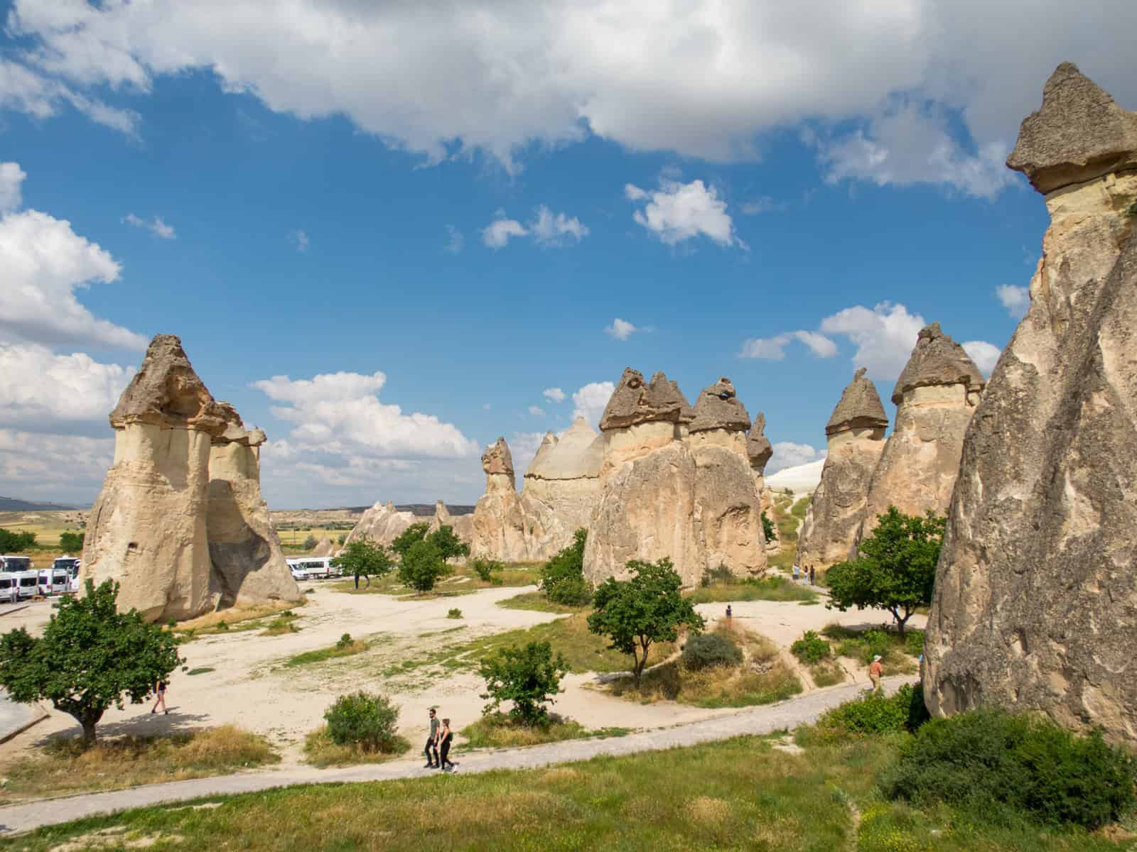 Walking among the fairy chimneys is one of the most common things to do when touring Cappadocia