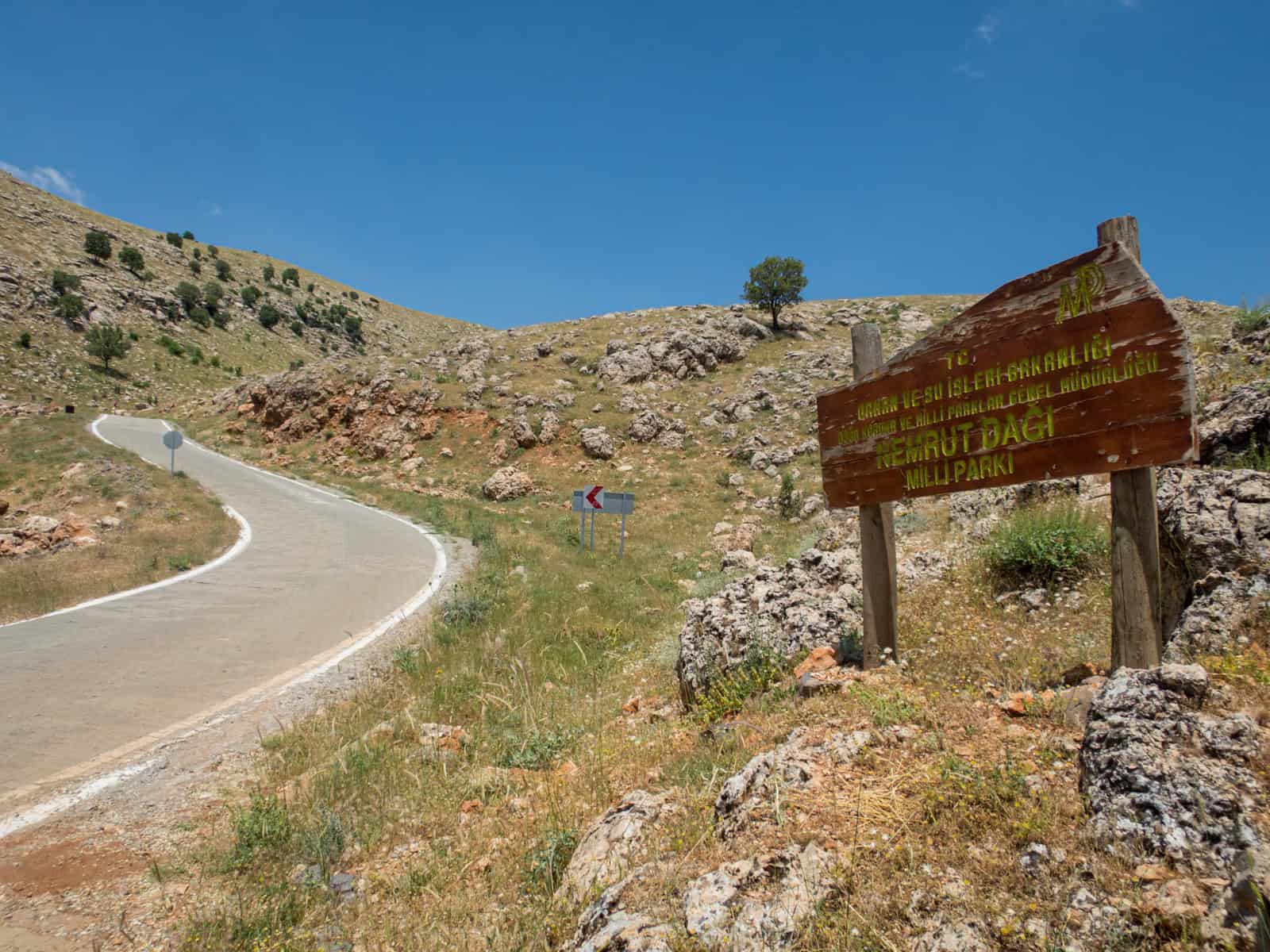 Entrance to Nemrut Dagi Milli Park