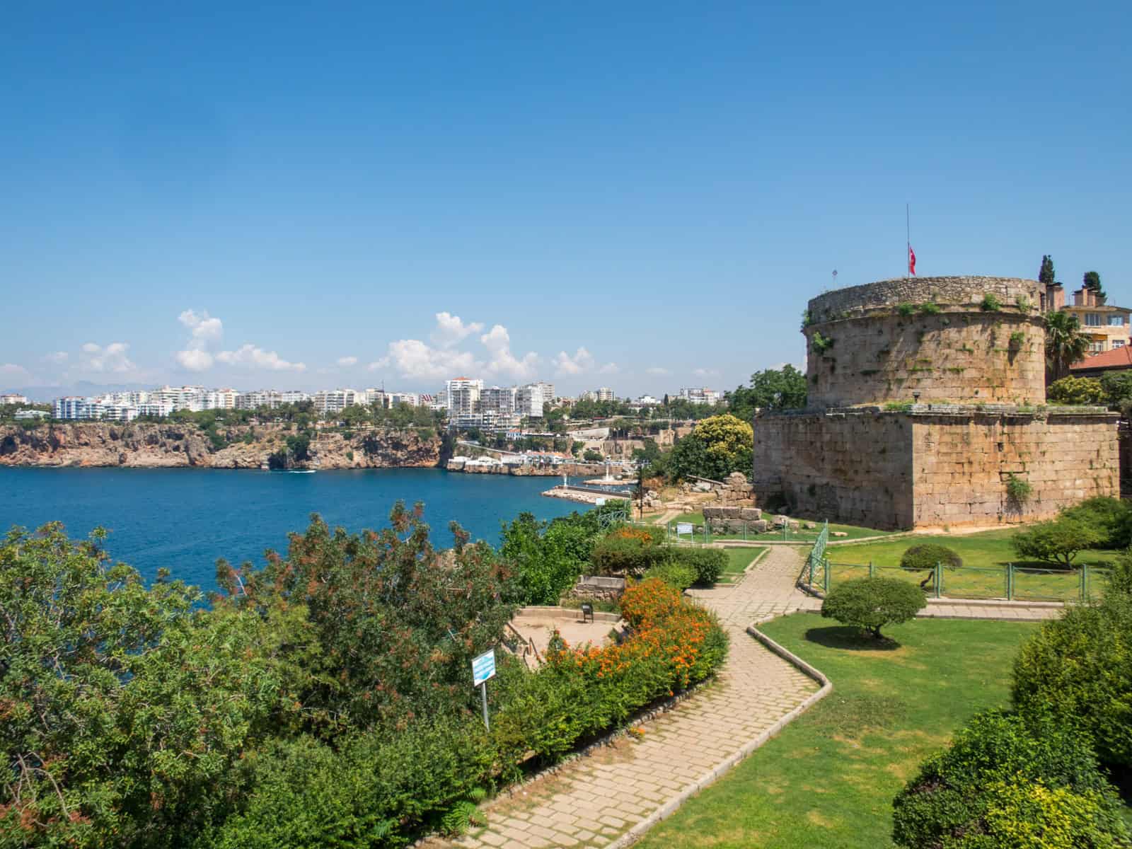 Hidirlik Tower on Turkey's Turquoise Coast