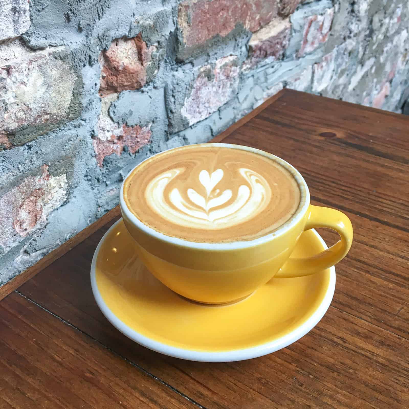 Colombian coffee at Devocion in Williamsburg, Brooklyn