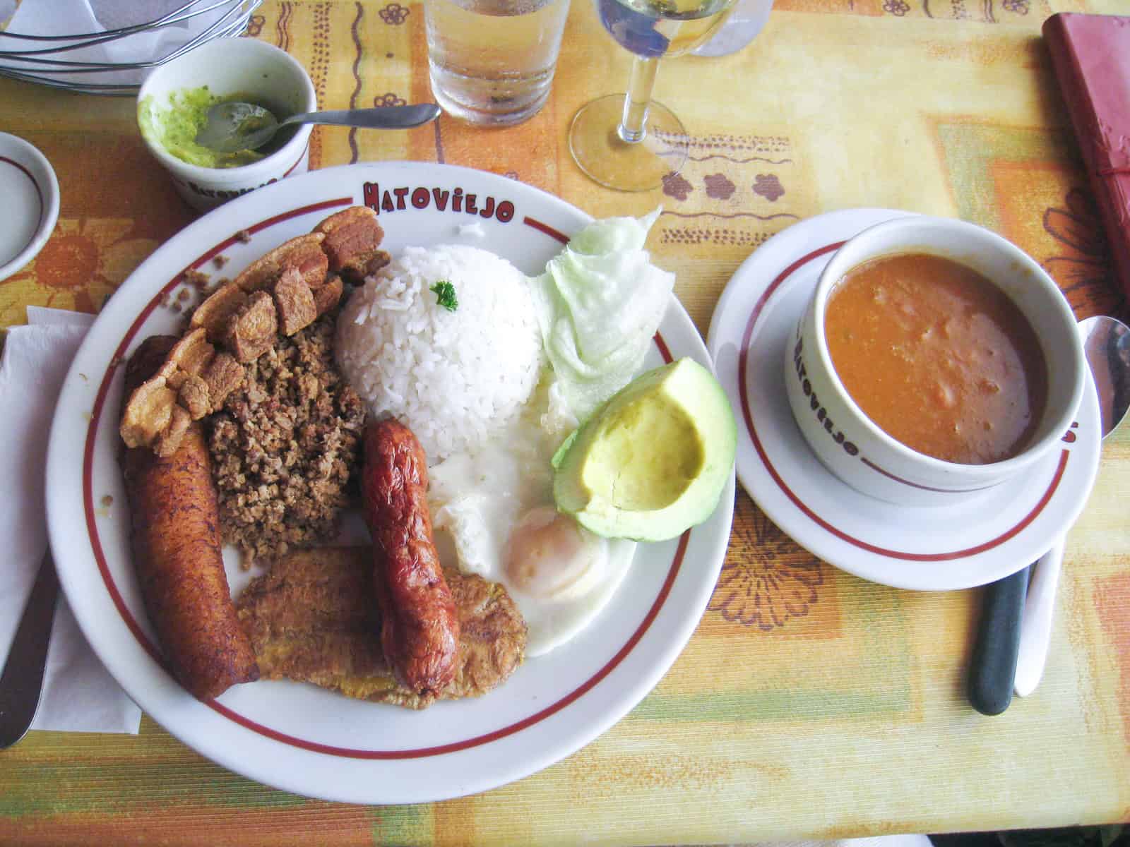 Bandeja Paisa at Hato Viejo in Medellin