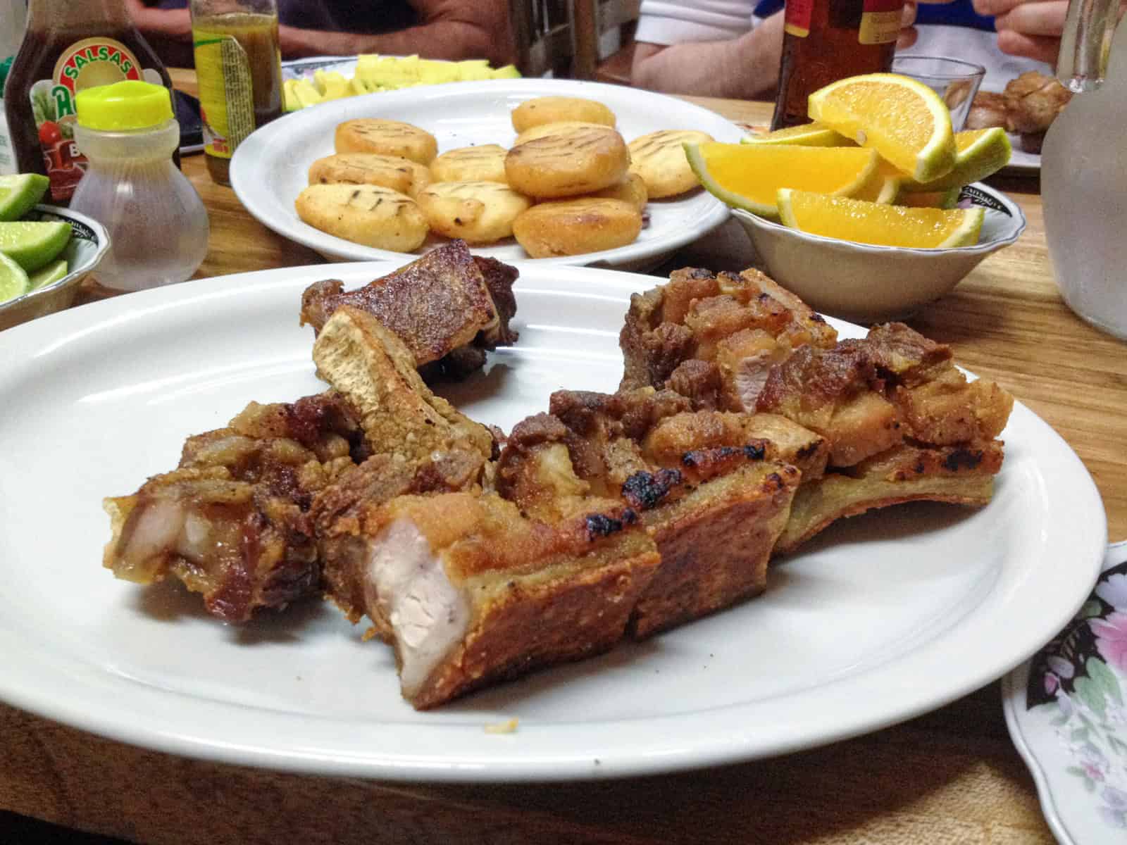 Fat chicharron at La Gloria de Gloria in Envigado