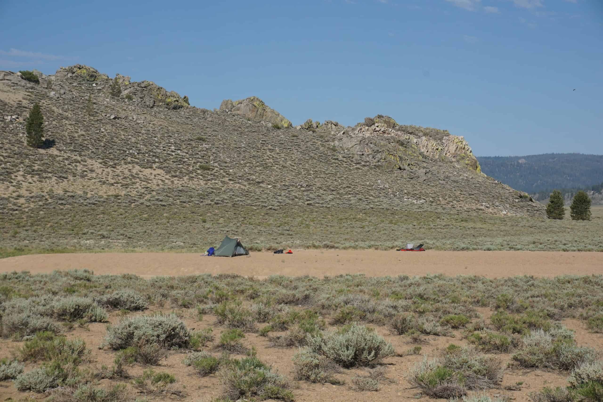 Campsite on the Pacific Crest Trail