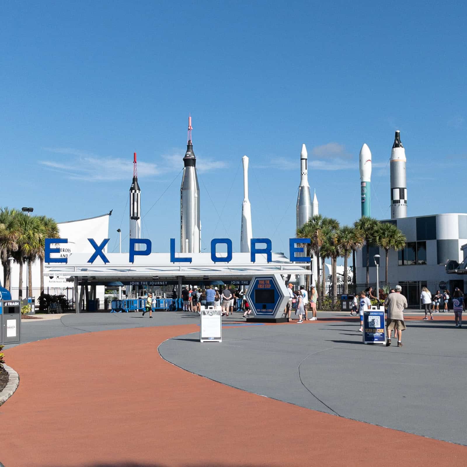 Kennedy Space Center entrance