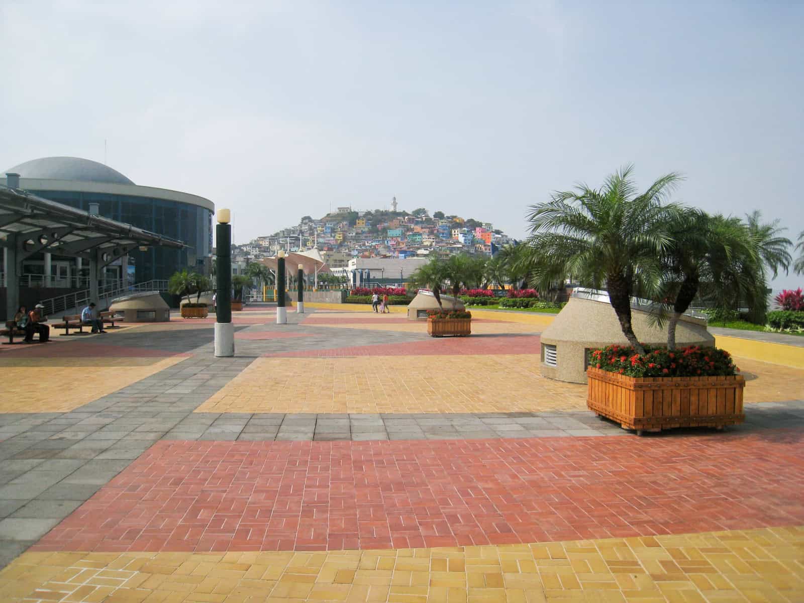 Malecon 2000 with Las Penas in the distance