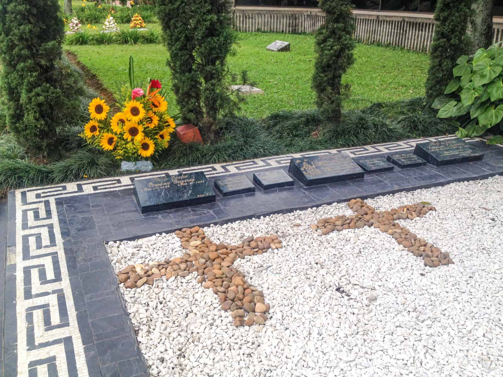 Pablo Escobar's family grave