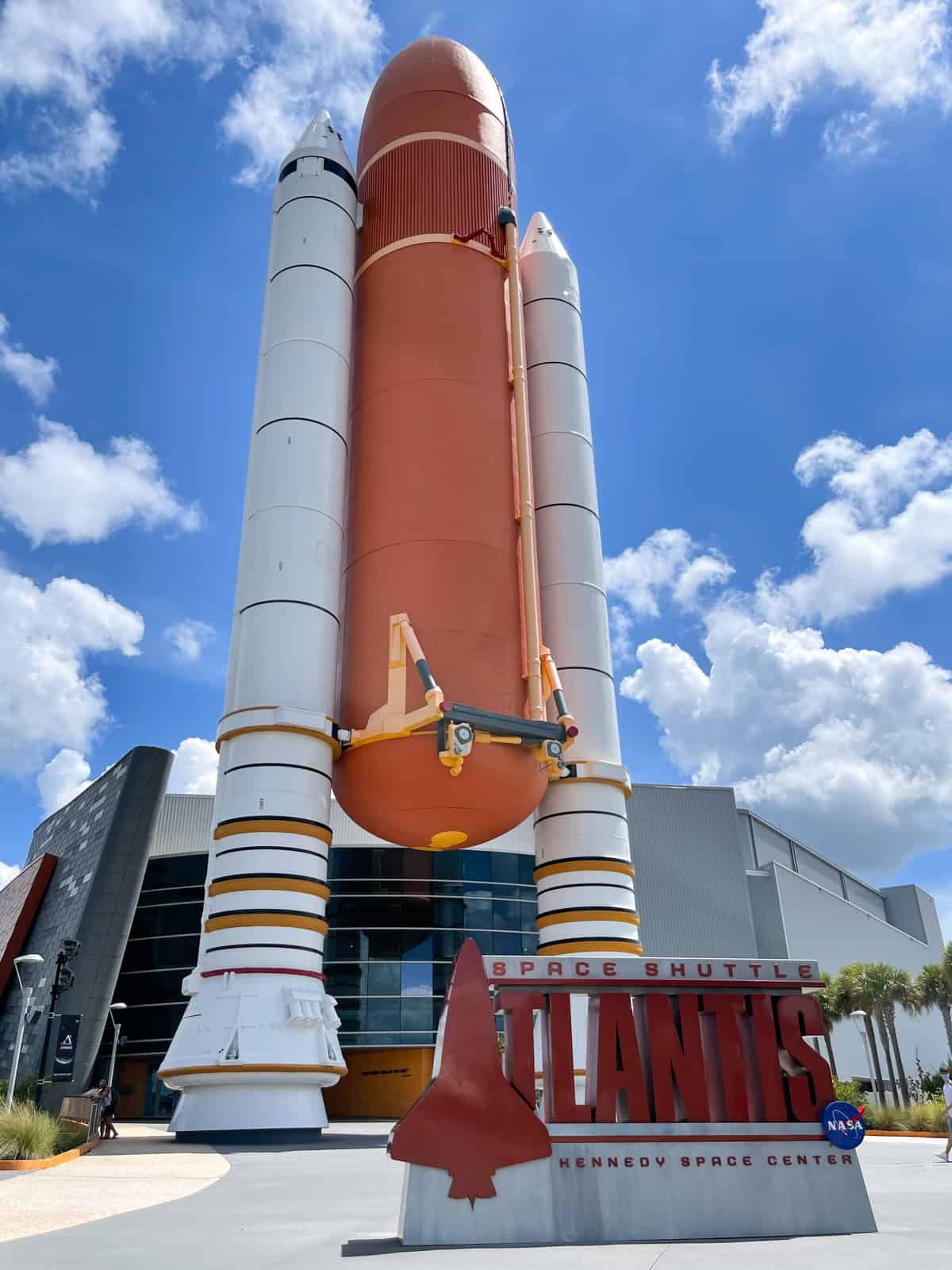 Space Shuttle booster rockets and fuel tank