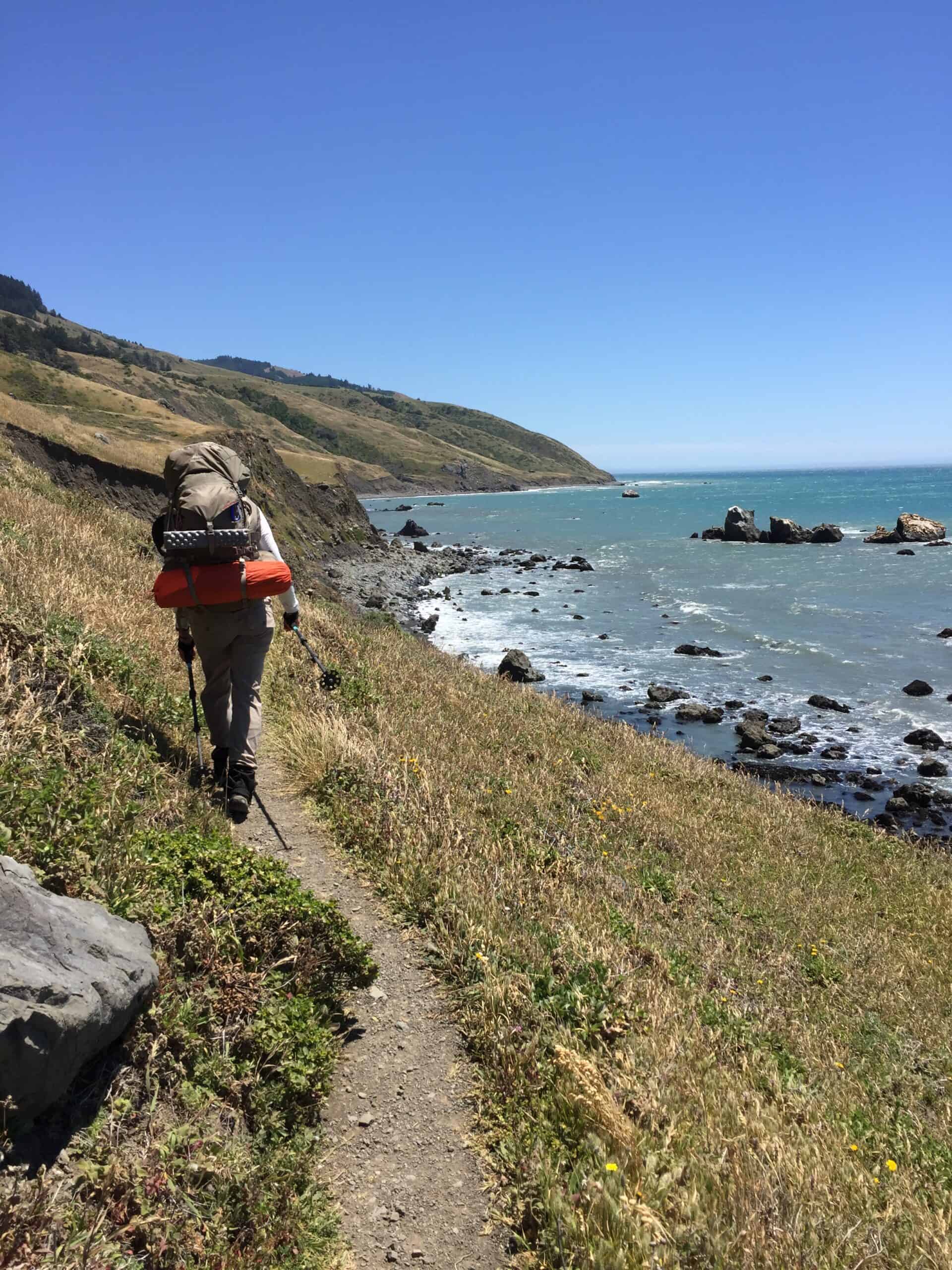 Lost Coast Trail on the California coast