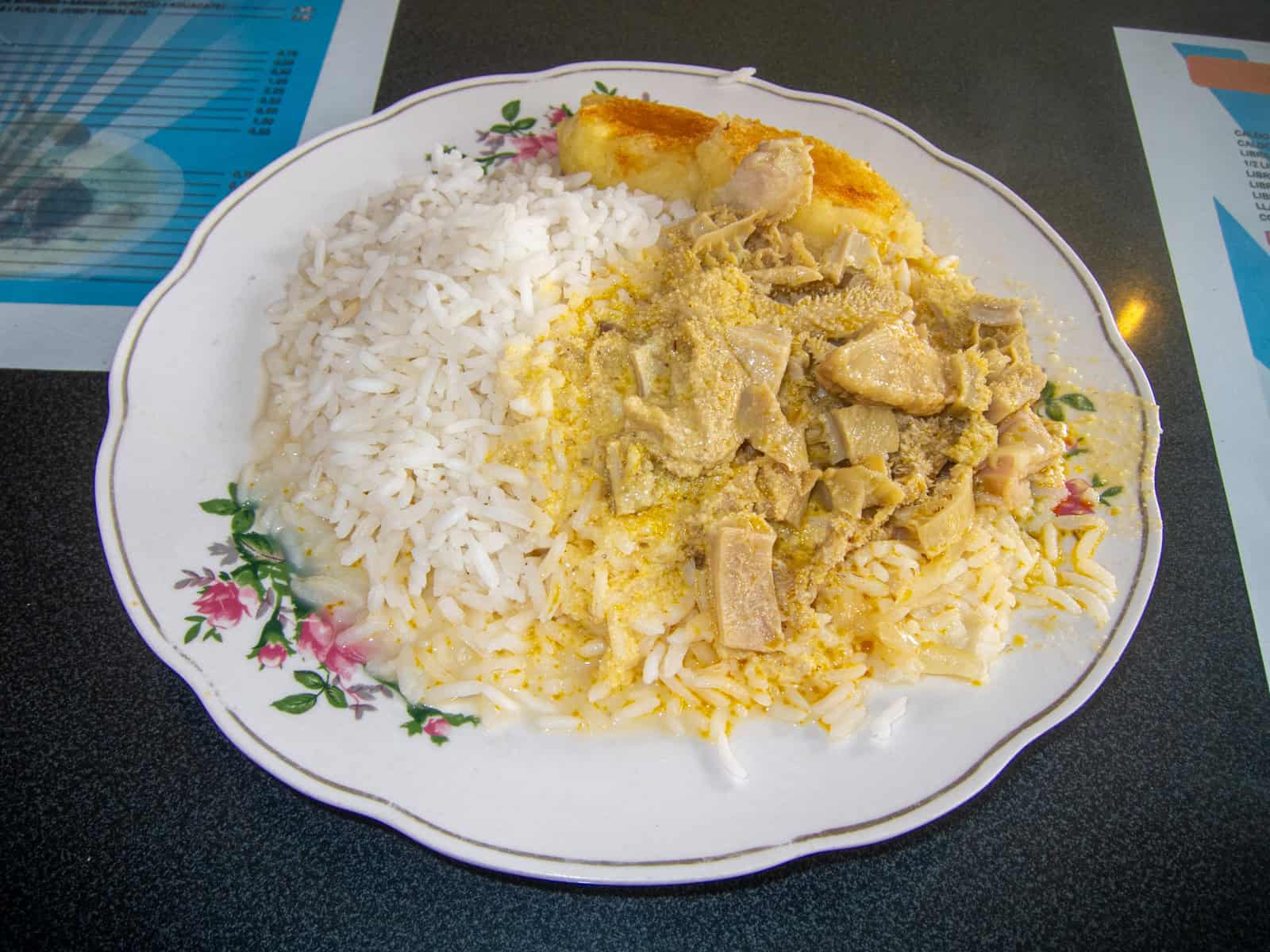 Librillo (tripe) with rice