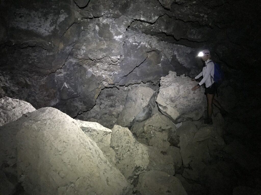 Exploring underground lava tubes