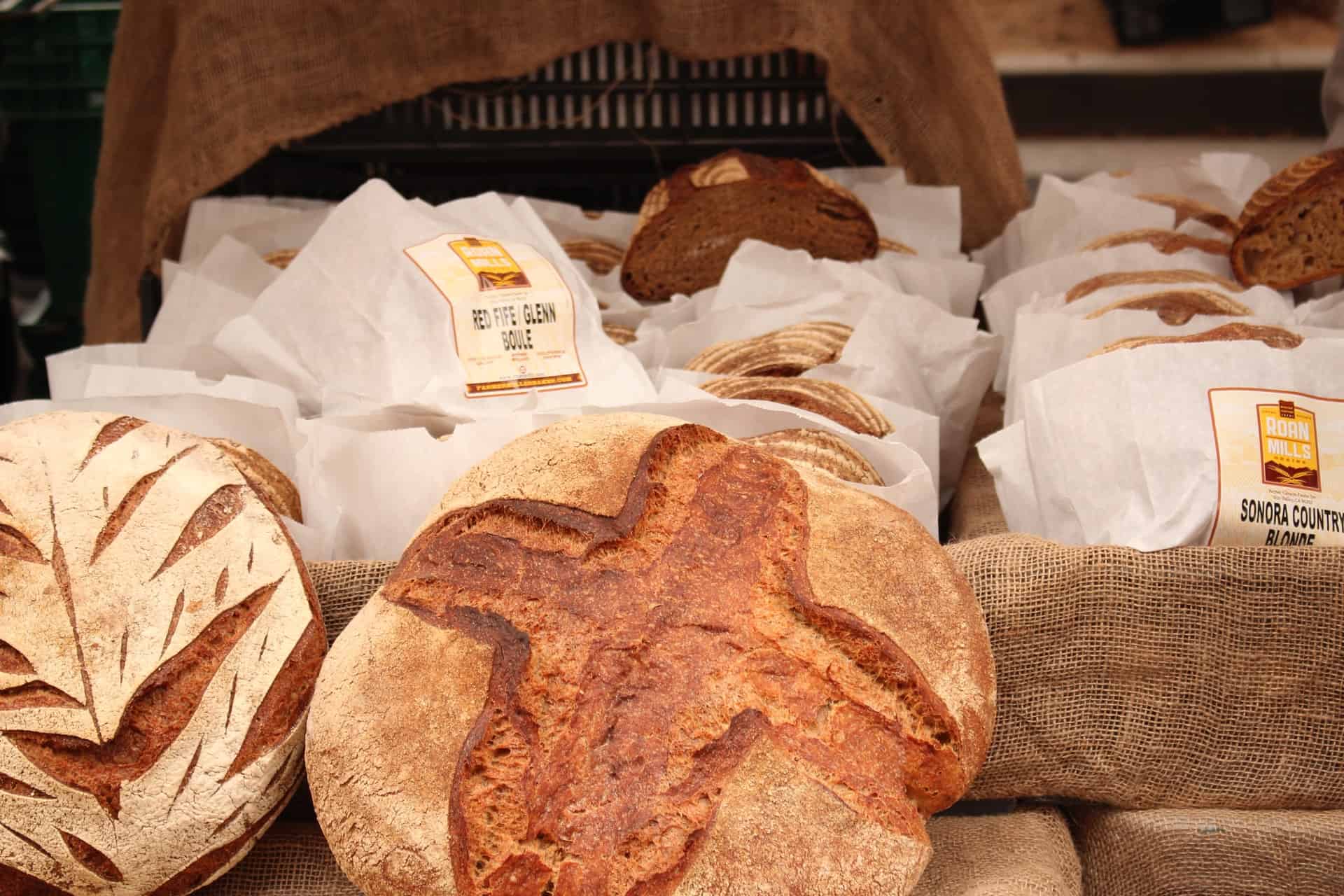 Artisinal bread for sale (photo: Liene Geidane)