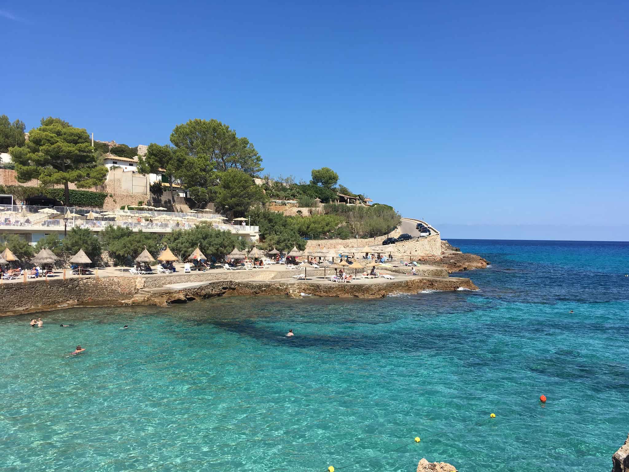 Cala Sant Vicenc in Mallorca, Spain (photo: James Honeyball)