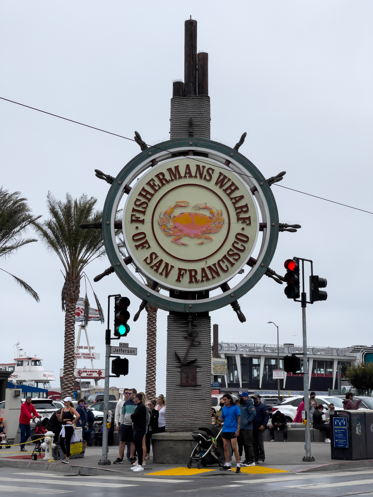 Fishermans Wharf sign