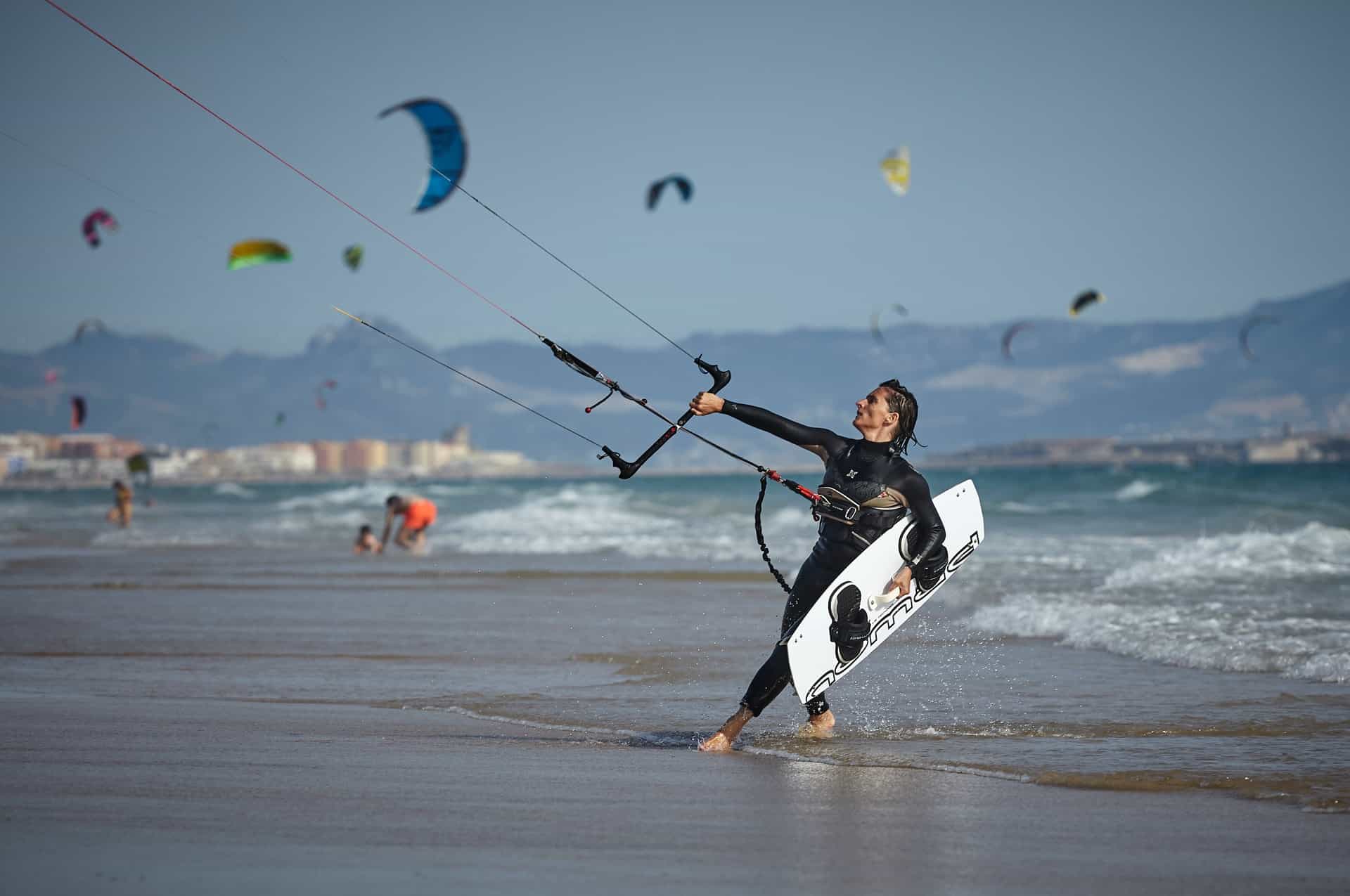 Kitesurfer in Tarifa, Spain (photo: Vidar Nordli Mathisen)