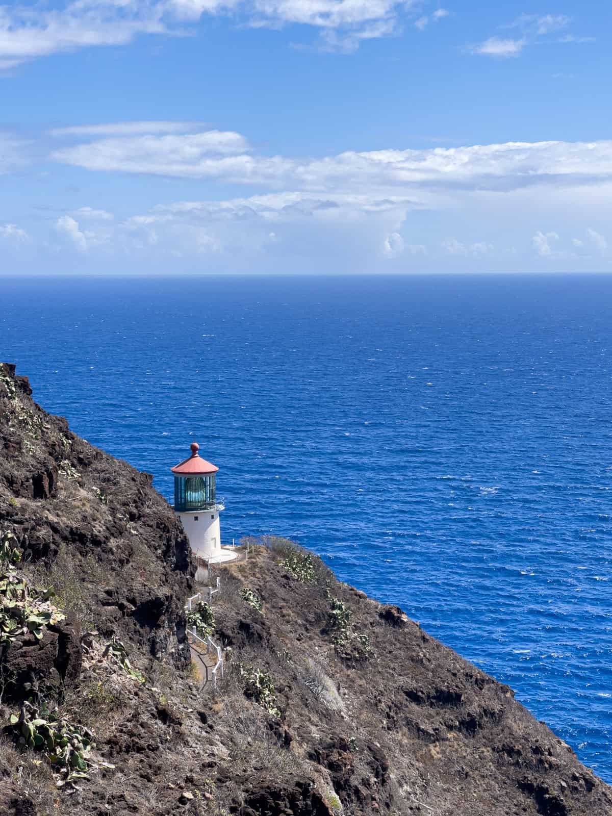 Hike to the Makapu'u Point lighthouse on an Oahu scenic drive