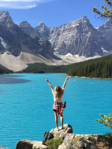 Moraine Lake in Banff (photo: Brittany Jayne).