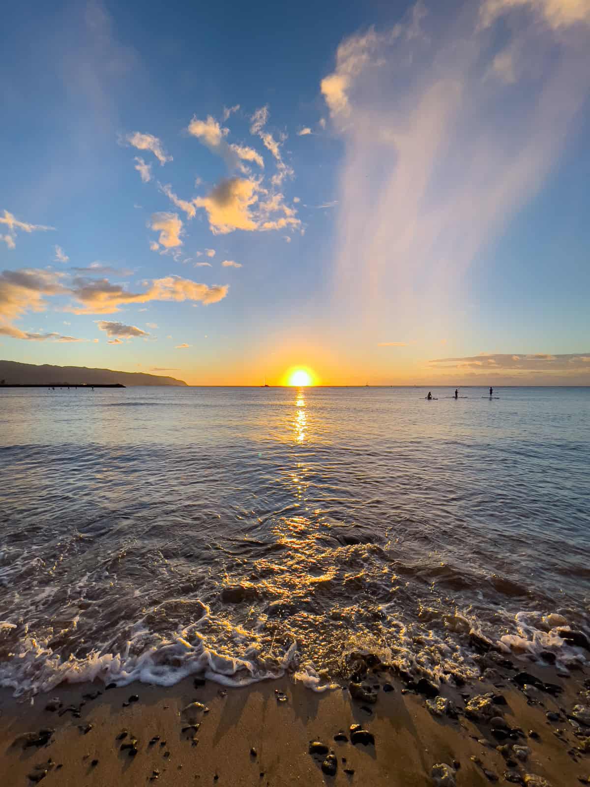 Sunset at Hale'iwa Beach Park, Oahu