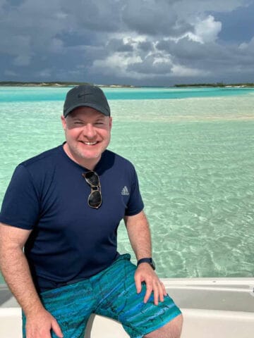 Dave in the Exuma Cays (photo by Kelly Lemons).