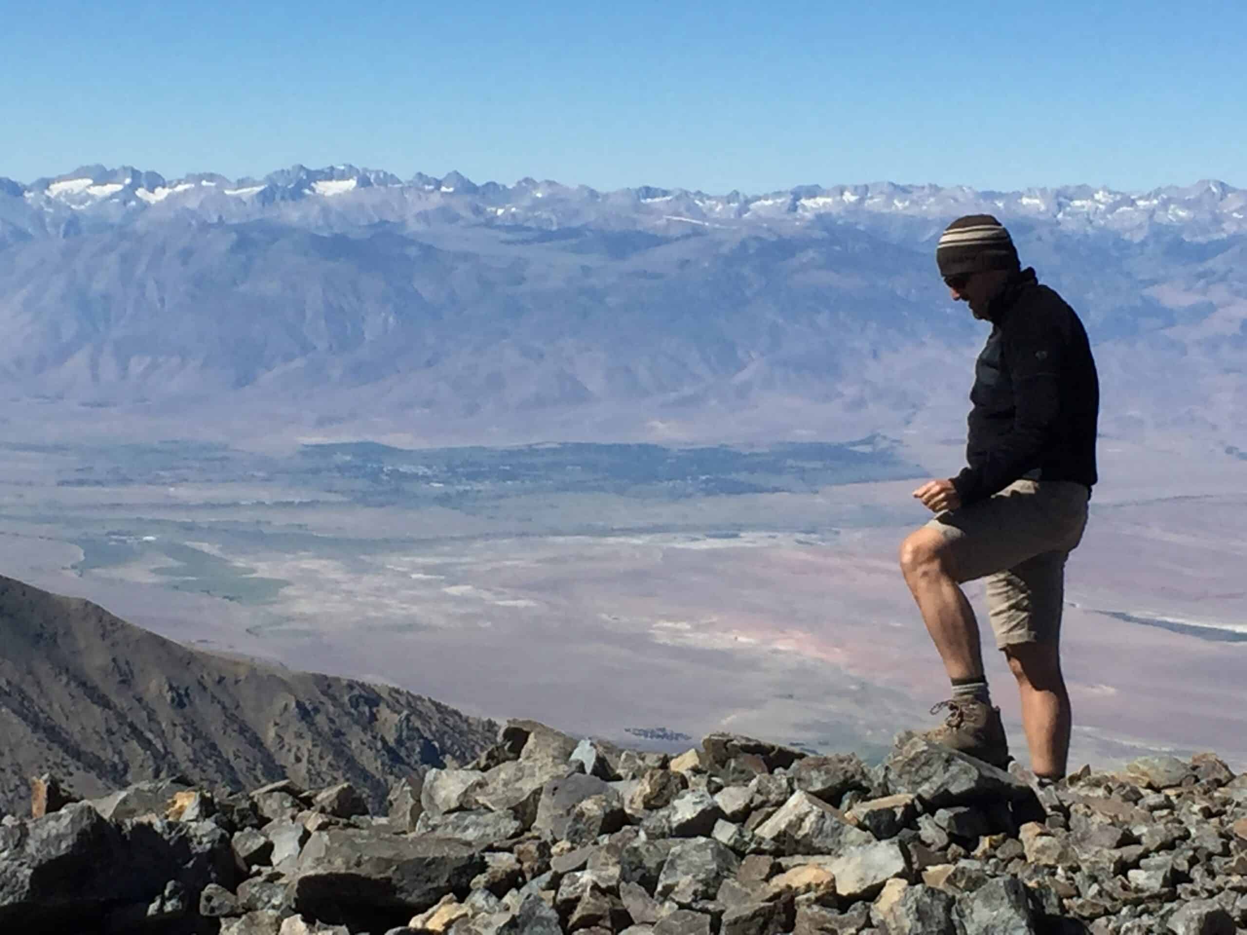 The author, Keith, reflecting on another successful Sierra Nevada adventure