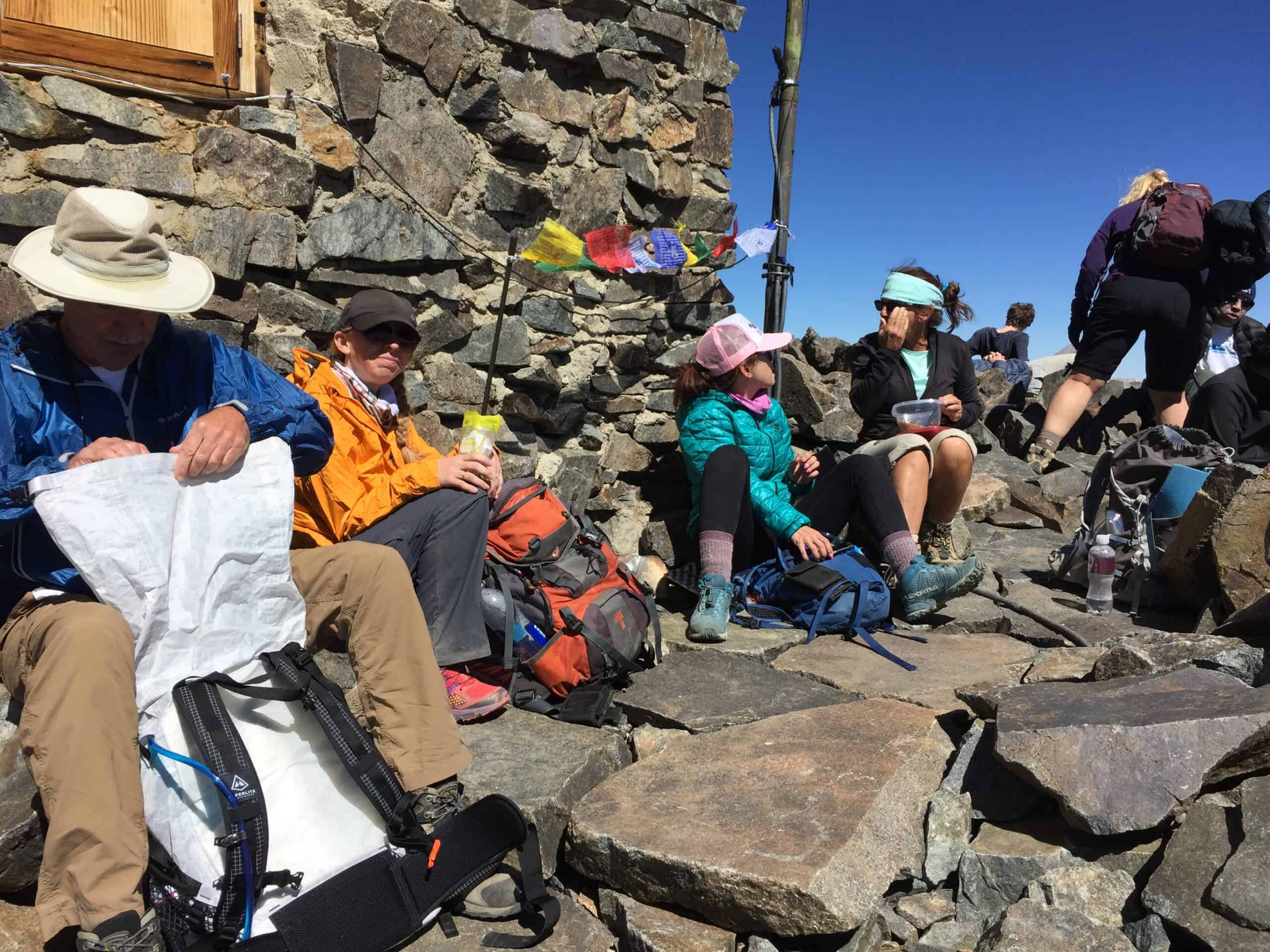 Lunchtime at the summit