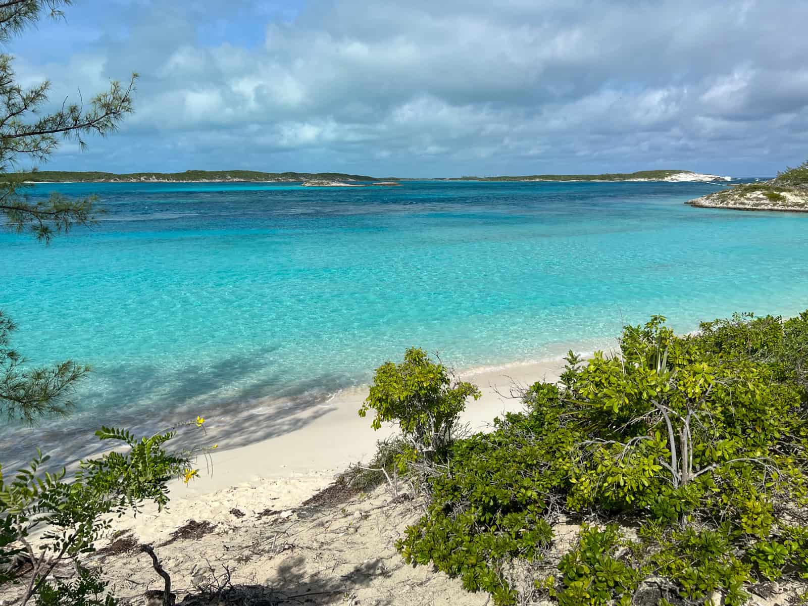 Pirate Beach on Staniel Cay