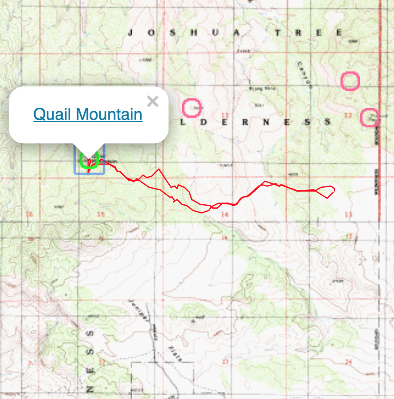 A Peakbagger.com GPX route