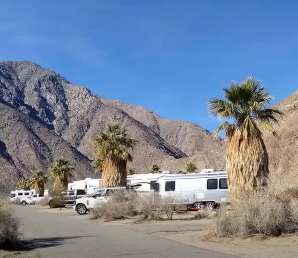 A variety of campgrounds are available in Anza-Borrego