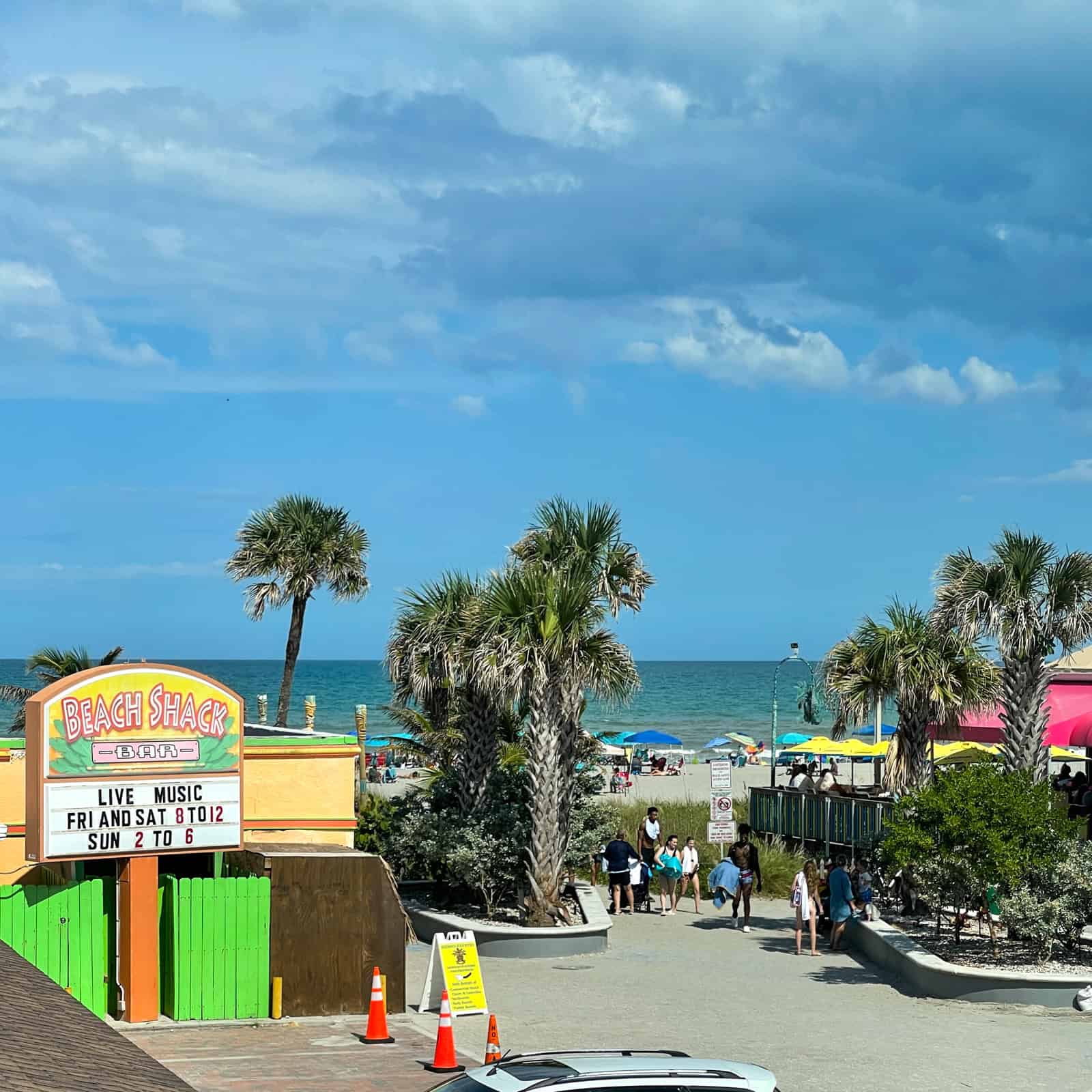 View of Cocoa Beach from our Airbnb