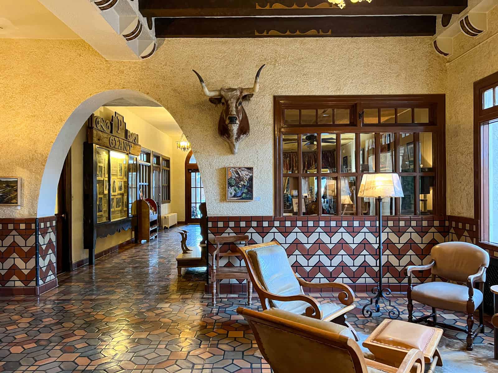 Lobby at Hotel Paisano