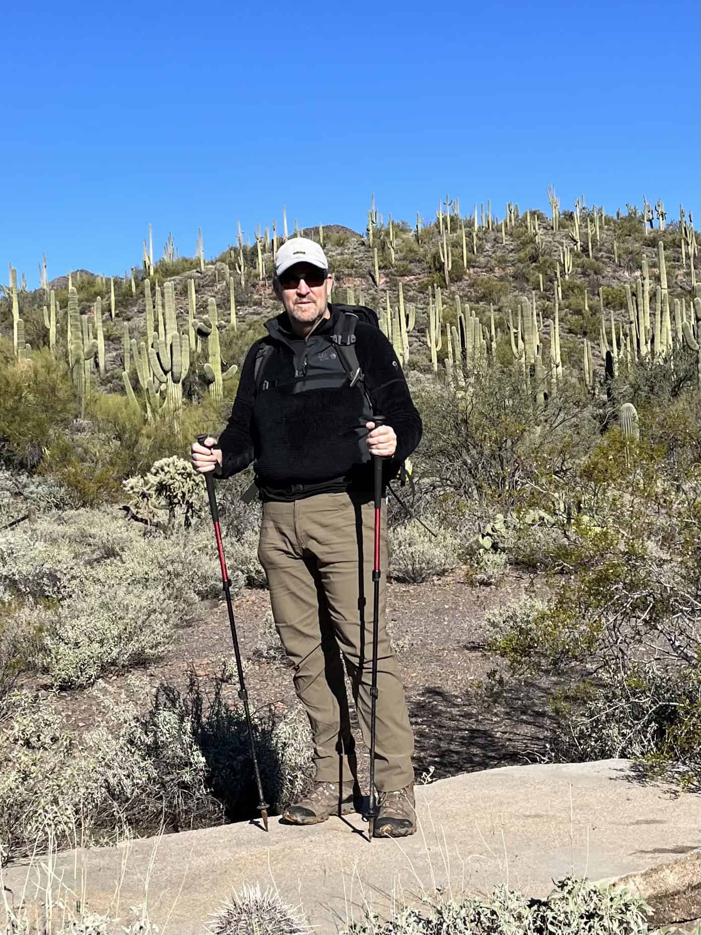 Ready to climb up Tortuga Trail