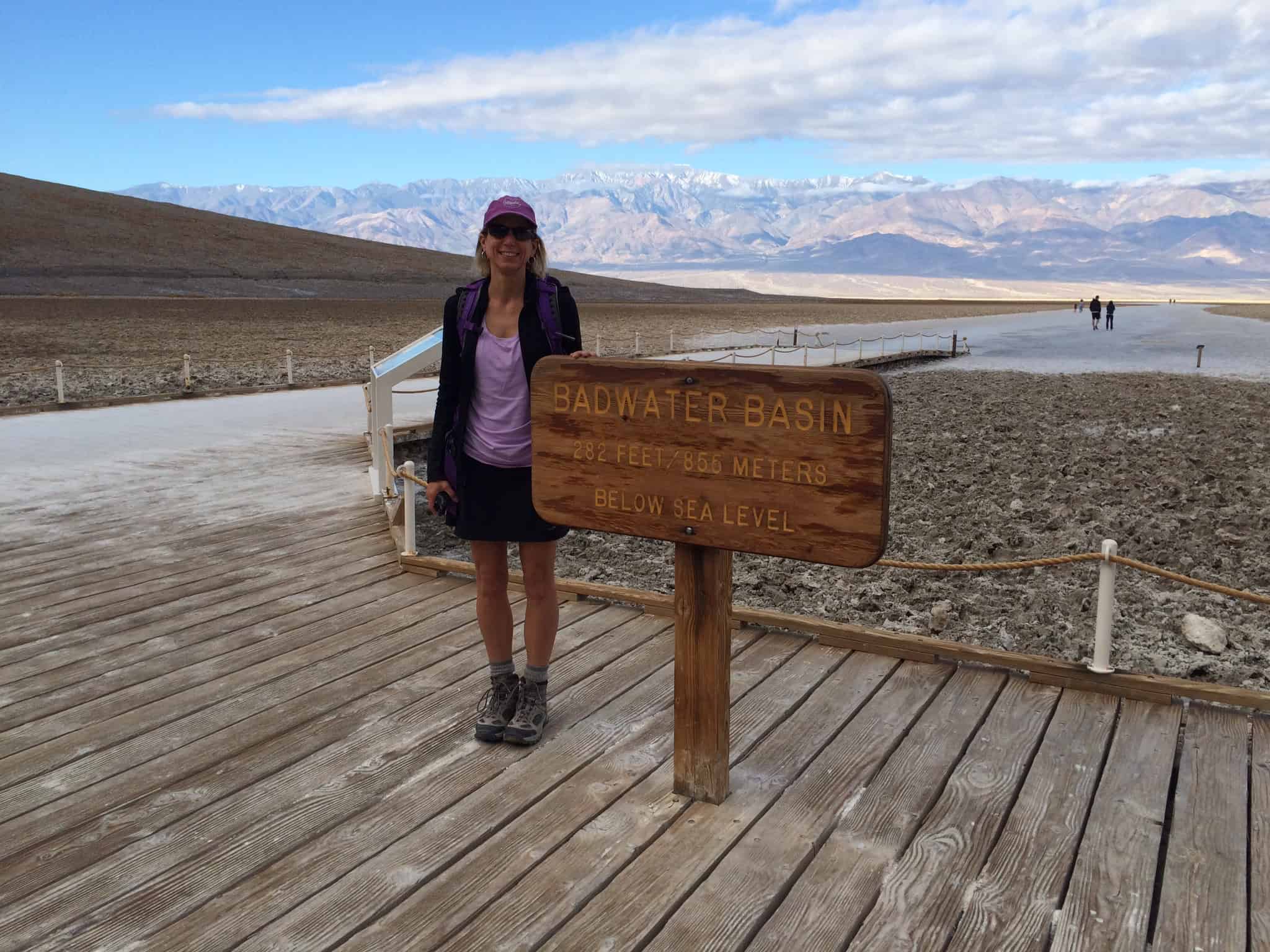 Badwater Basin in Death Valley National Park is the lowest point in the United States.